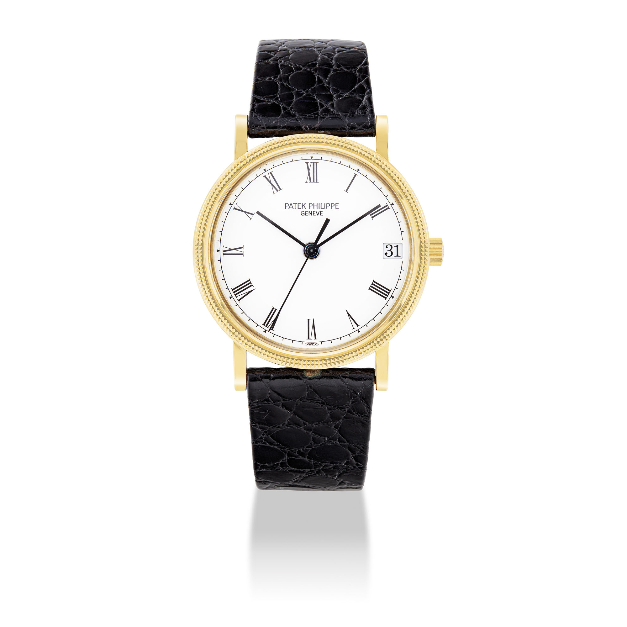 Patek Philippe Gold Calatrava With Date Ref 3802 0 Christie S