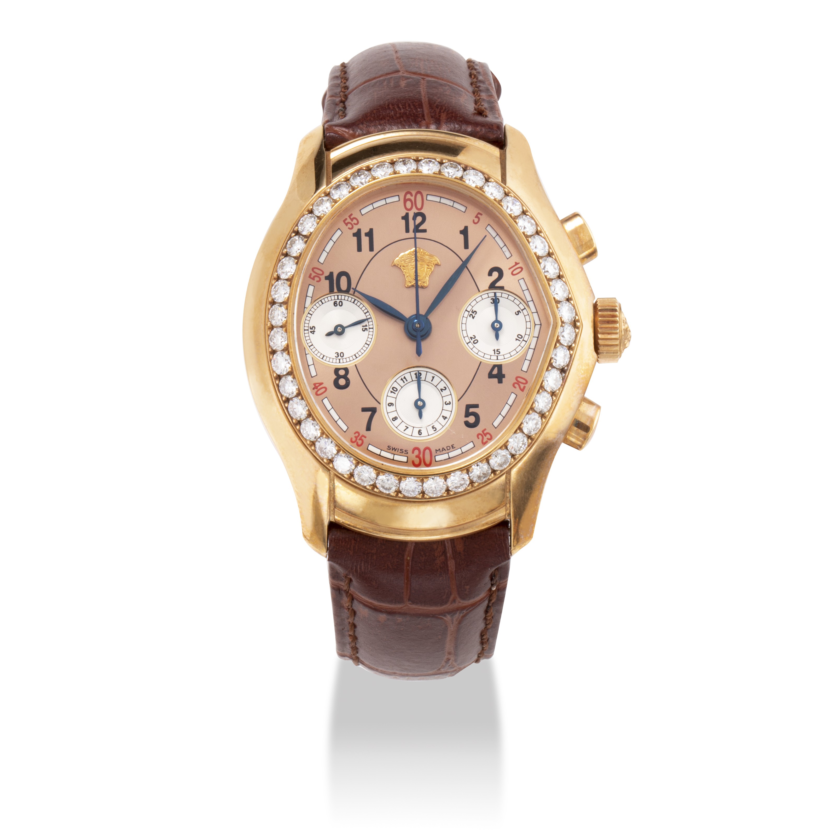 GIANNI VERSACE, PINK GOLD AND DIAMONDSET CHRONOGRAPH, Christie’s