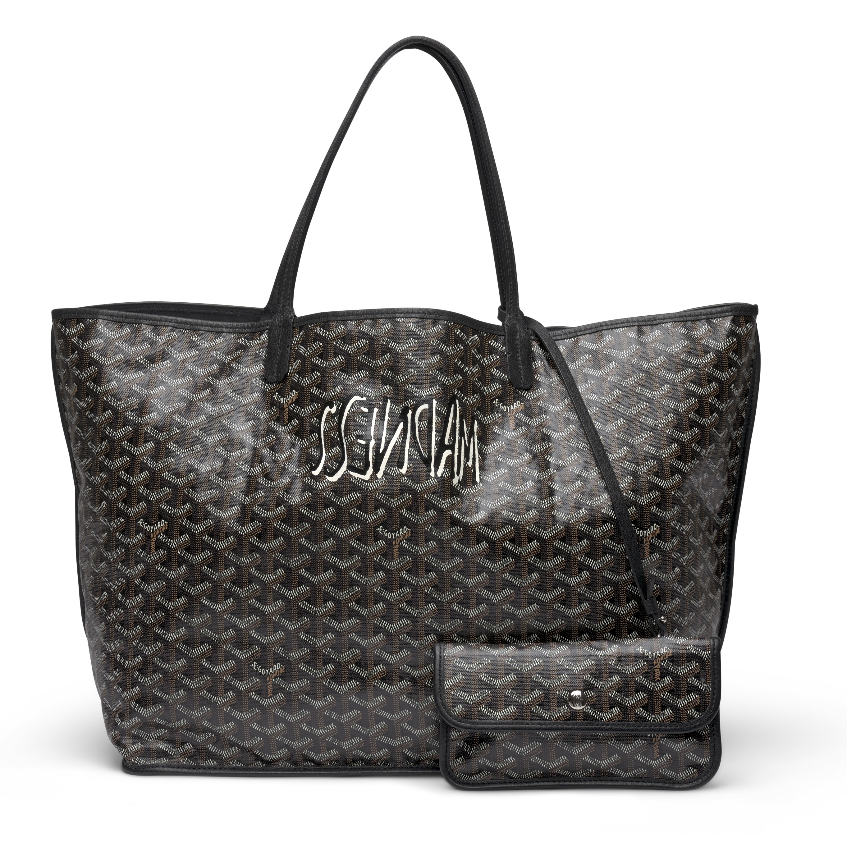 Goyard black tote shop