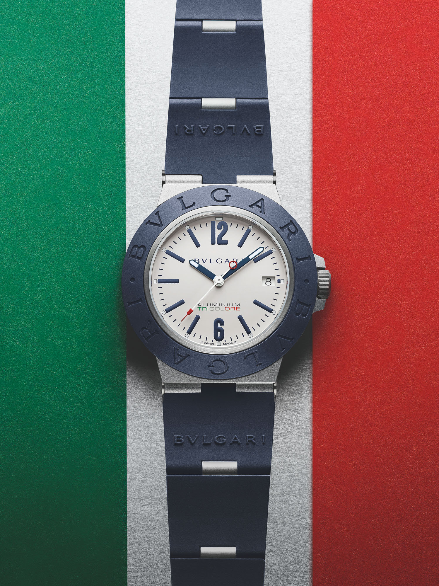 BVLGARI OROLOGIO DA POLSO AUTOMATICO IN ALLUMINIO E TITANIO CON