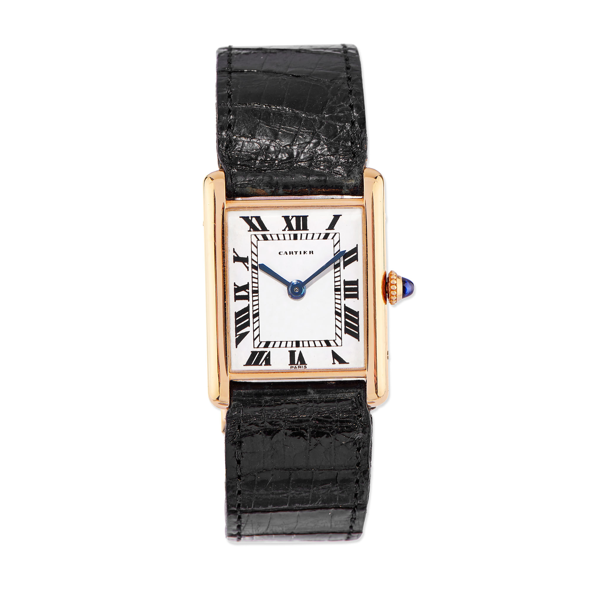 CARTIER, TANK IN ORO GIALLO 18K, REF