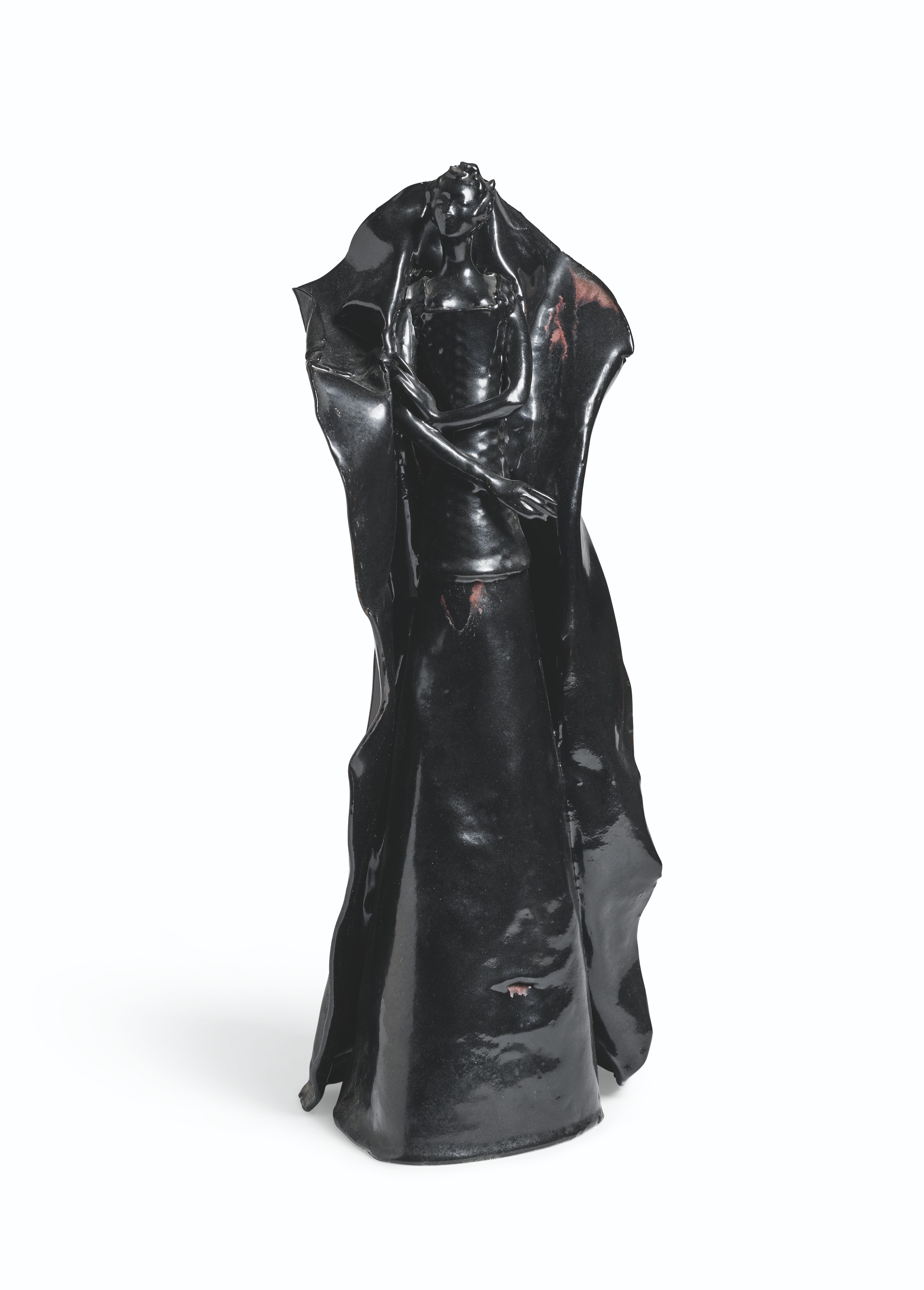 Fausto Melotti (1901-1986), Senza titolo, 1953. Polychrome glazed ceramic. 44 x 18 x 15 cm. Estimate: €30,000-40,000. Offered in 20th/21st Century Milan Evening Sale on 16 November 2021 at Christie’s in Milan