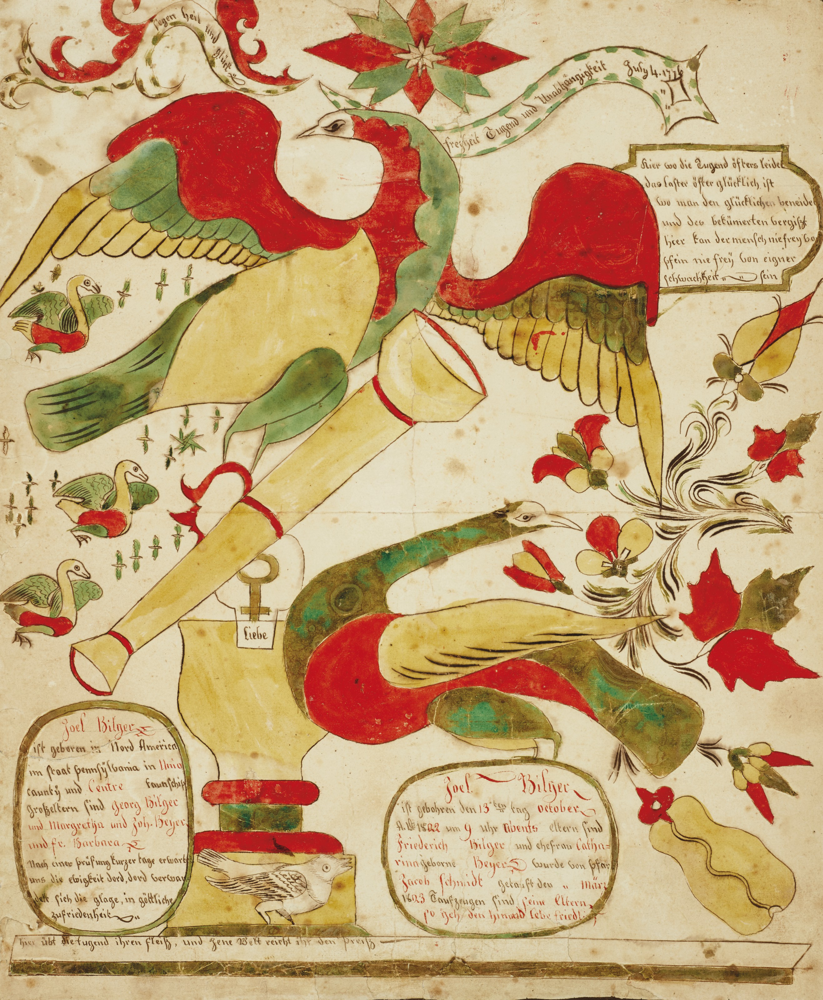 an english delft blue and white dated and initialed posset pot and cover