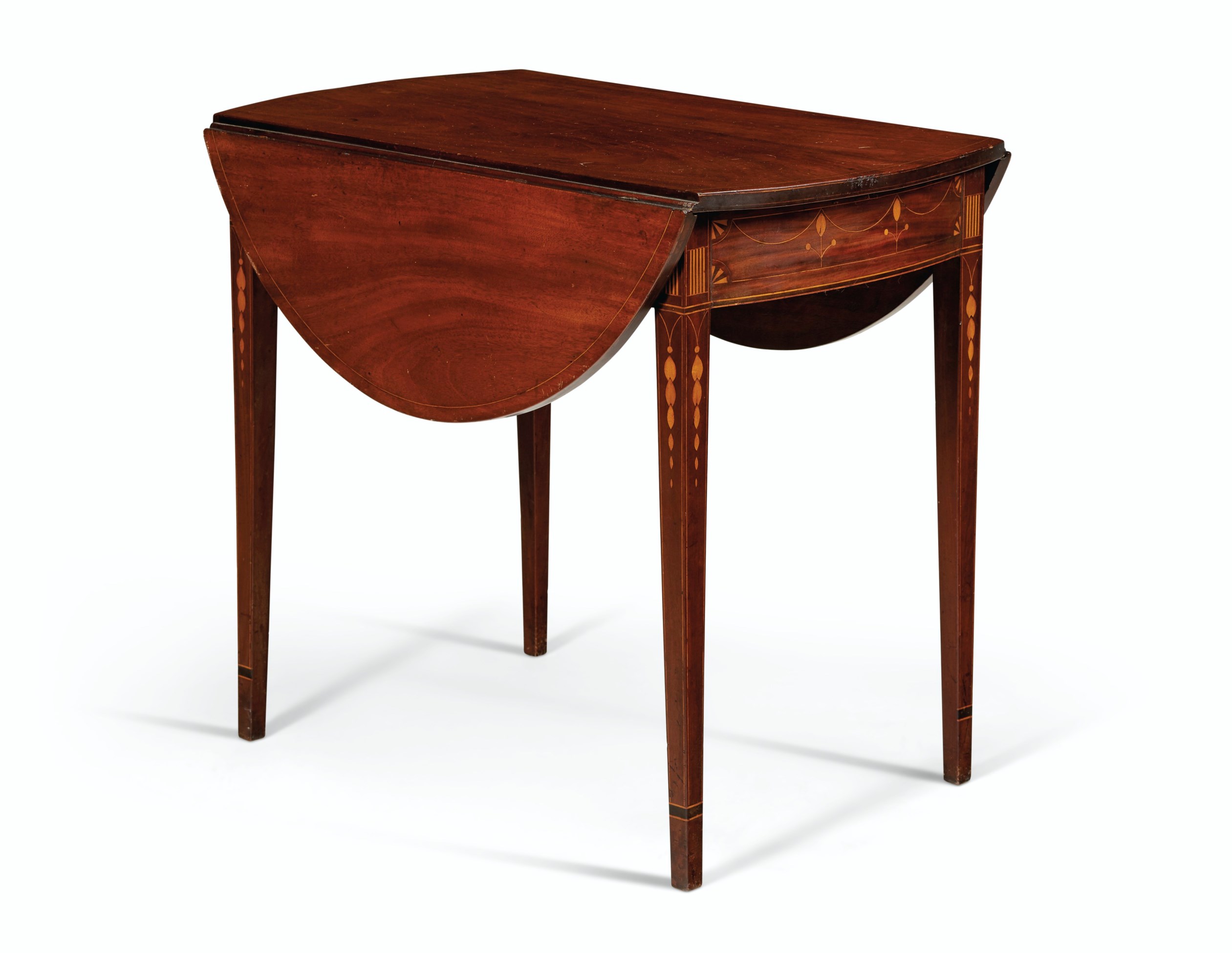 A FEDERAL INLAID MAHOGANY PEMBROKE TABLE, NEW YORK, 17901810 Christie's