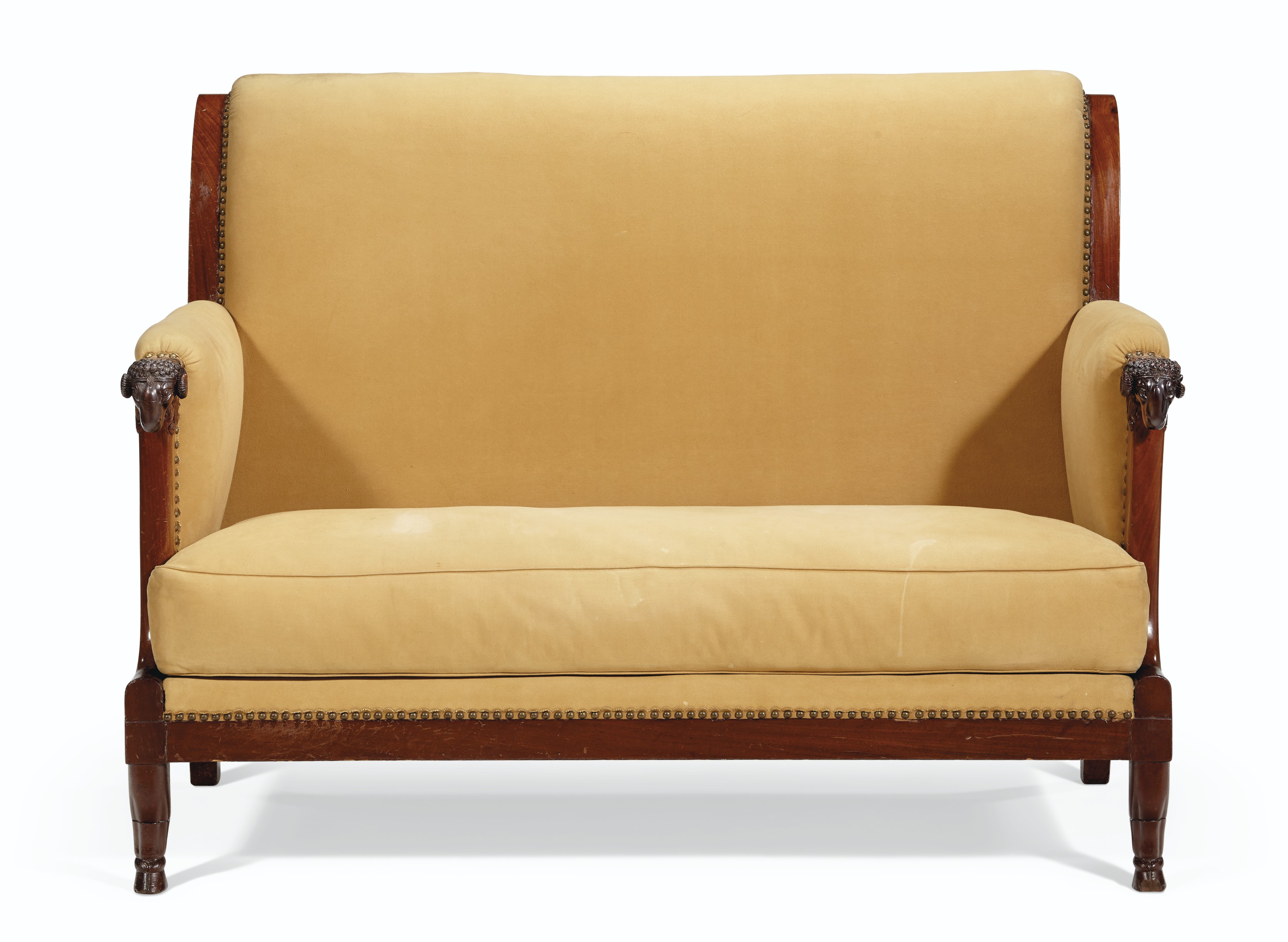 a consulat mahogany canape