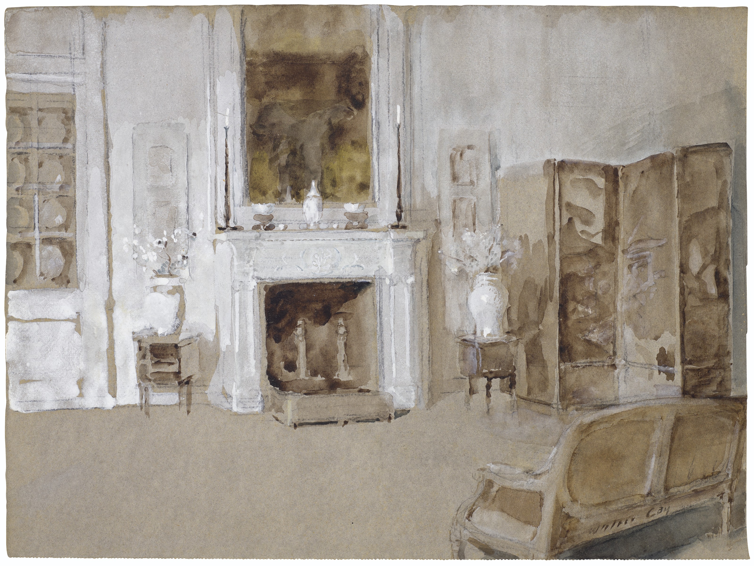 Catalog image of Interior of the Dining Room at the Villa Sylvia, Beaulieu-sur-Mert