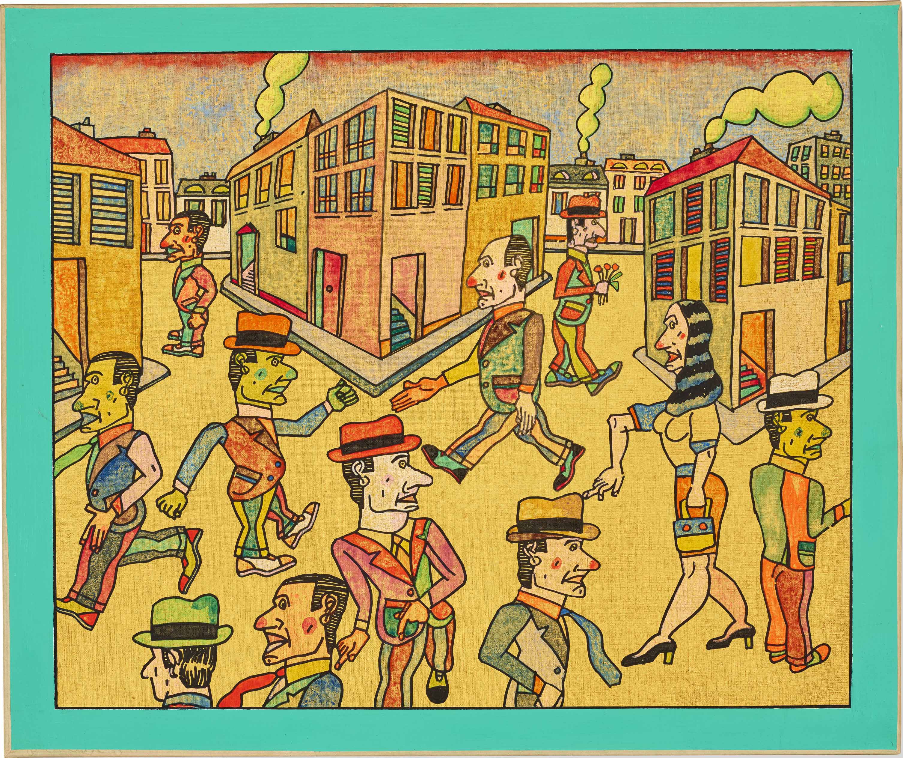 Antonio Seguí (b. 1934), Ella sola Christie’s