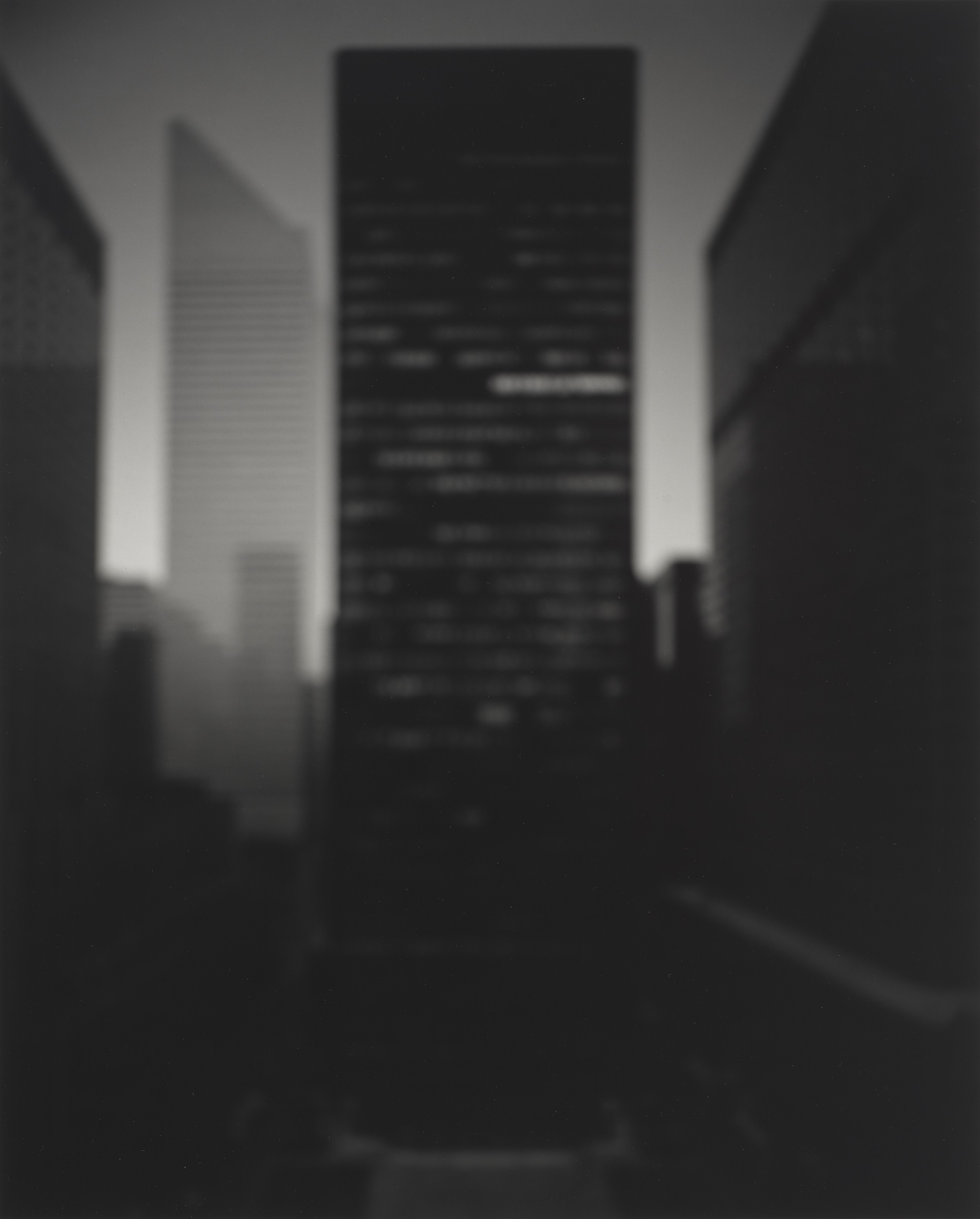 Hiroshi Sugimoto (b. 1948), Seagram Building–Ludwig Mies Van Der Rohe, 1997. Gelatin silver print, mounted on card. Image: 23 x 18½ in (58.4 x 46.9 cm). Sheet: 23¾ x 19⅞ in (60.3 x 50.4 cm). Sold for $35,000 on 6 April 2021 at Christie’s in New York