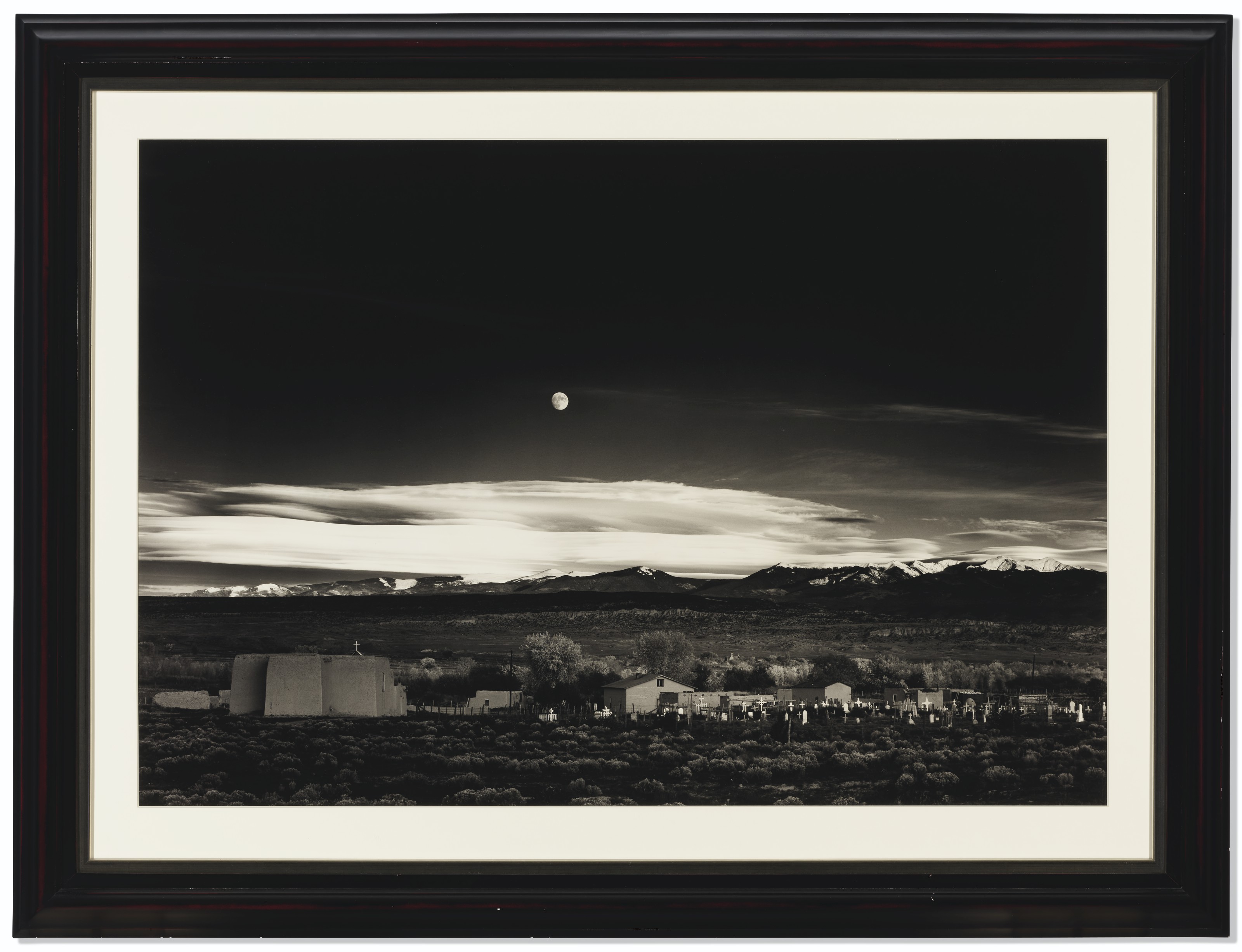 ANSEL ADAMS (1902–1984), Moonrise, Hernandez, New Mexico, 1941