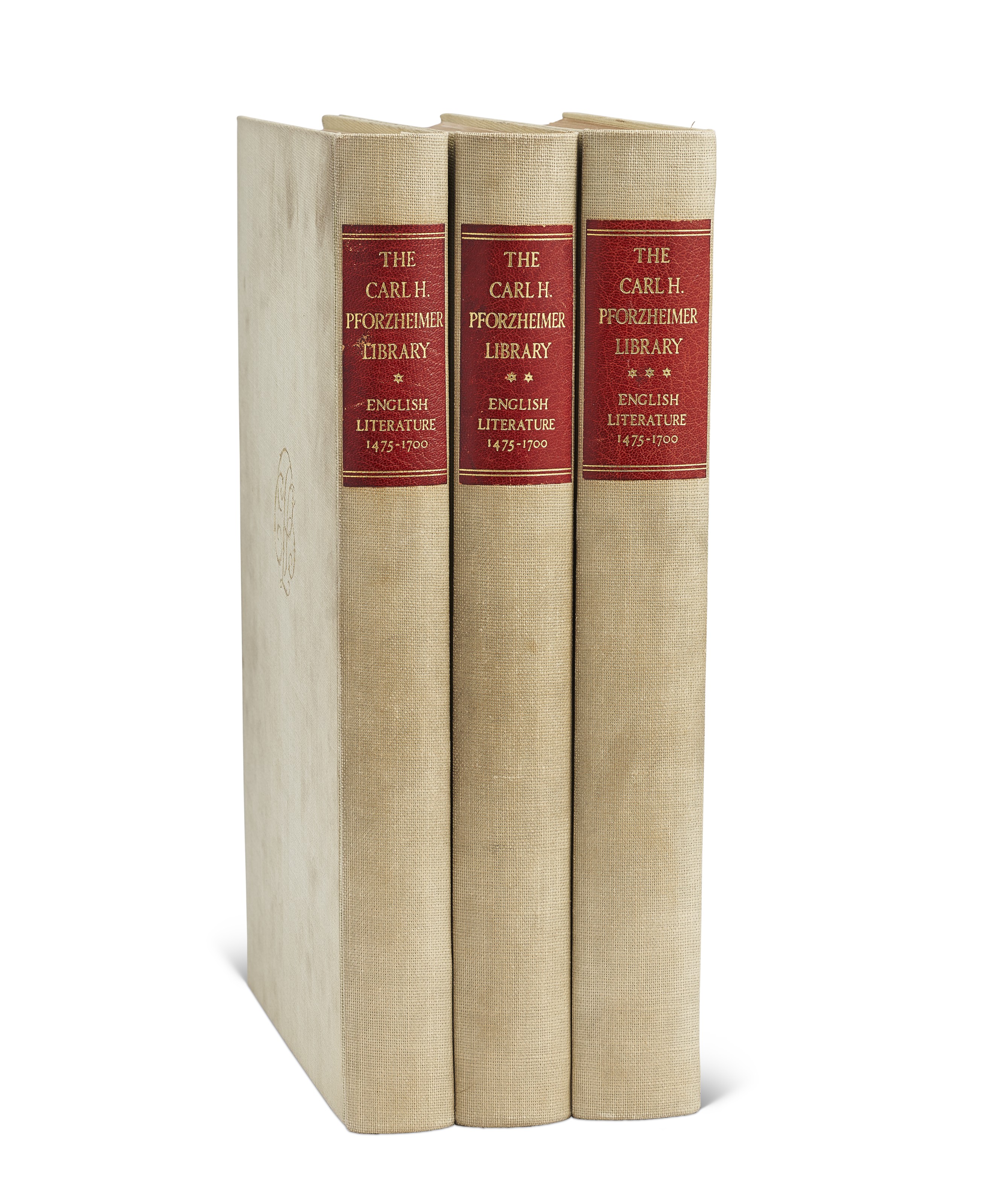 Carl H. Pforzheimer Library catalogue, No. 143 of 150 sets, 1940