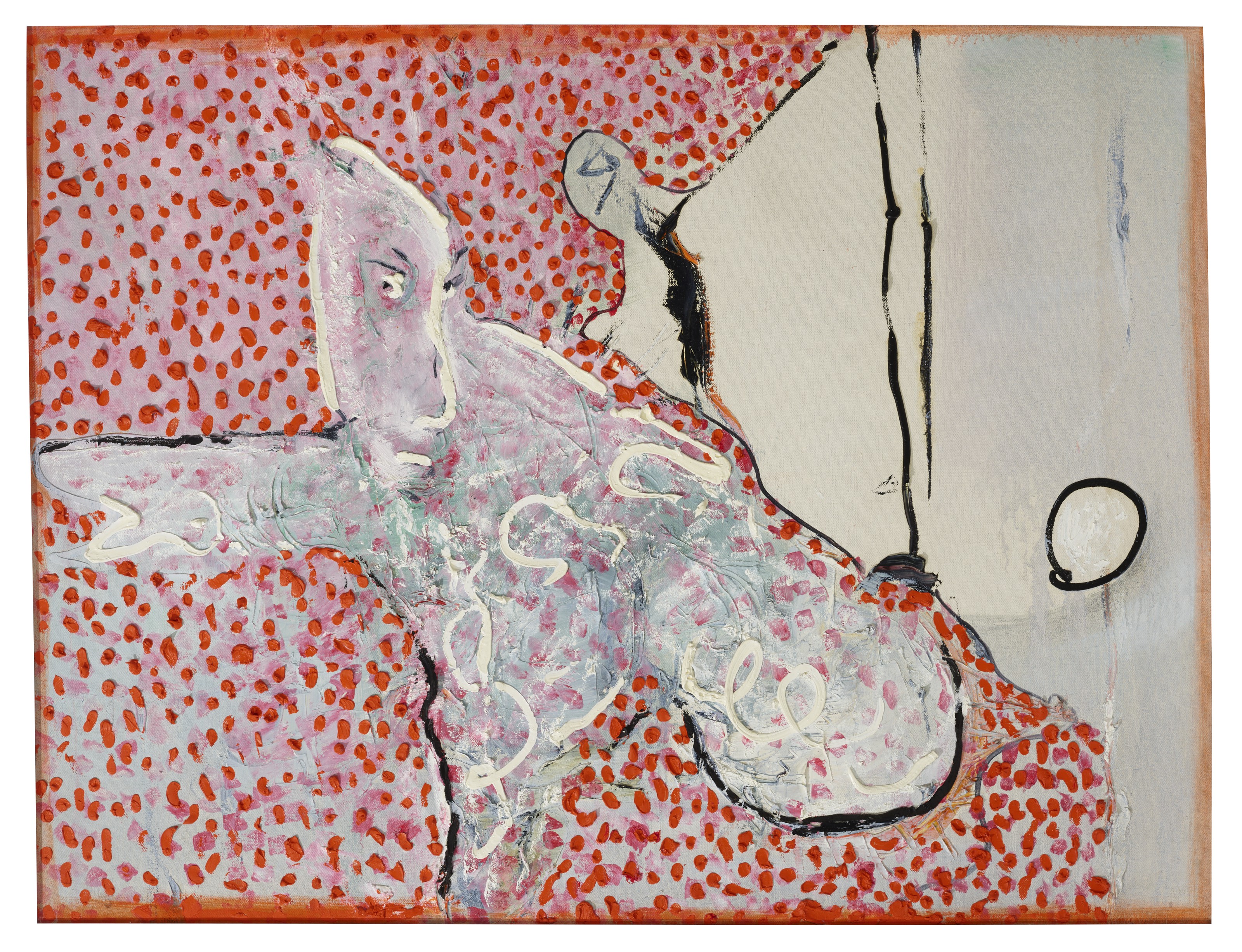 Lui Shuishi (b. 1962), The Smart One, 2014. Oil on canvas. 130 x 170 cm (51⅛  x 66⅞ in). Estimate: $30,000-50,000. Offered in Contemporary Art Asia, until 12 March 2021, Online