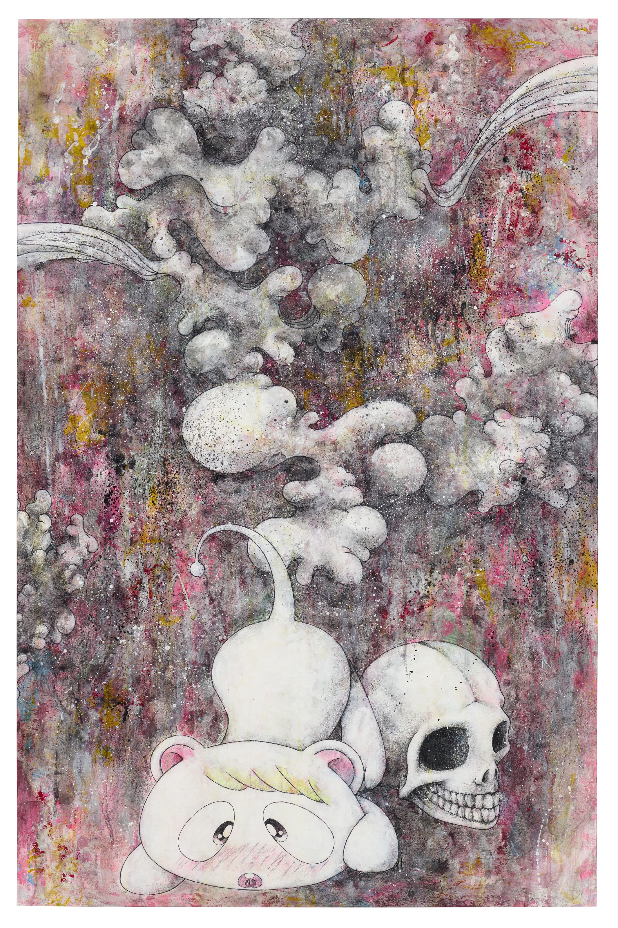 Kojiro Matsumoto (b. 1976), Untitled, 2016. Pencil and acrylic on paper. 90 x 59.4 cm (35⅜ x 23⅜ in). Estimate: $2,000-3,000. Offered in Contemporary Art Asia, until 12 March 2021, Online