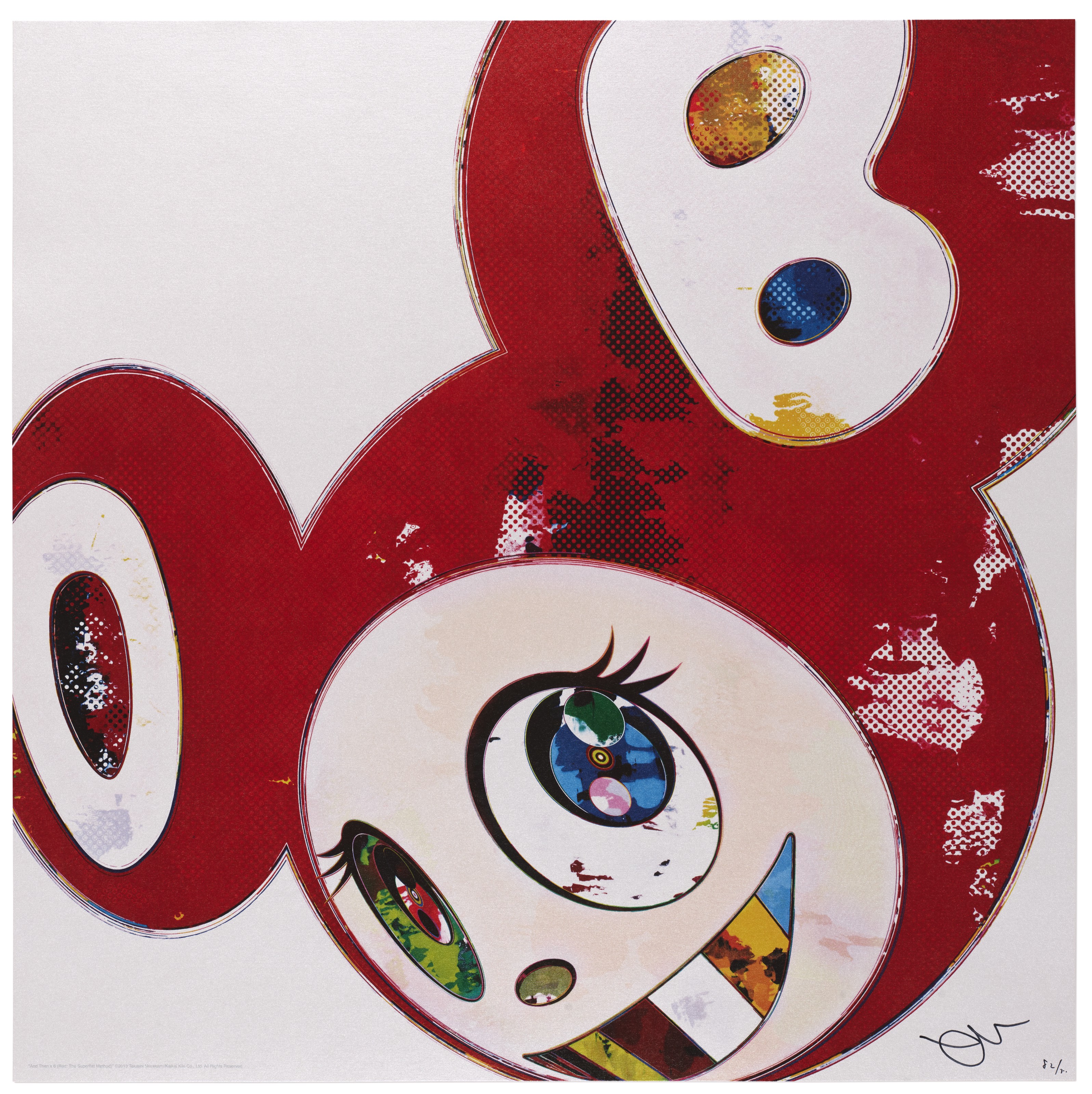 村上隆(1962 年生), And Then x 6 (Red: The Superflat Method) & And