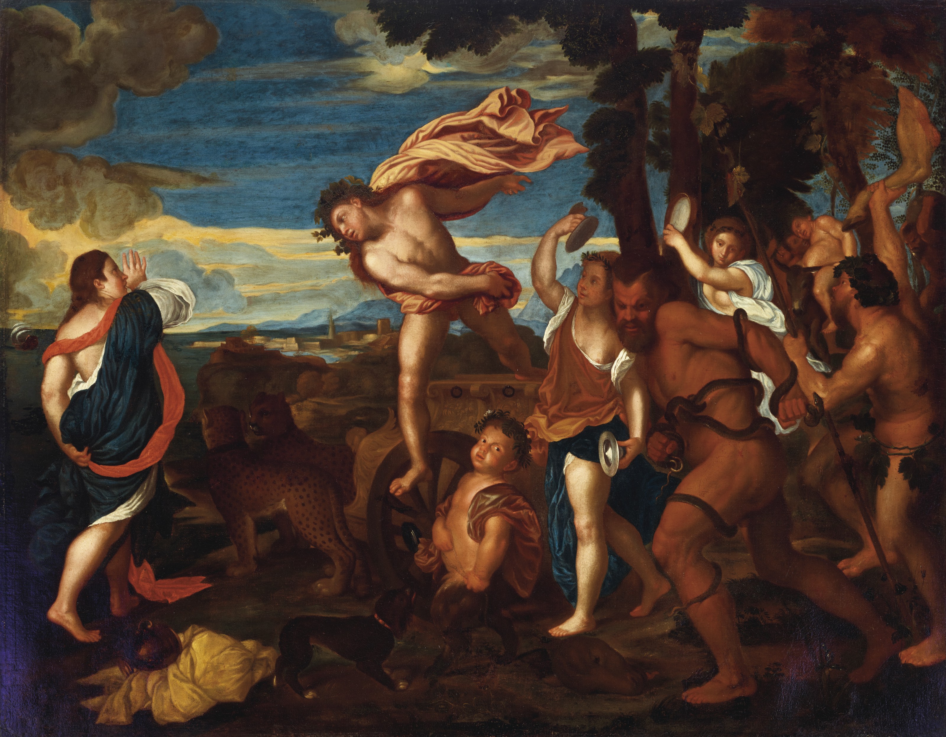 AFTER TIZIANO VECELLIO, CALLED TITIAN, 17TH CENTURY, Bacchus and