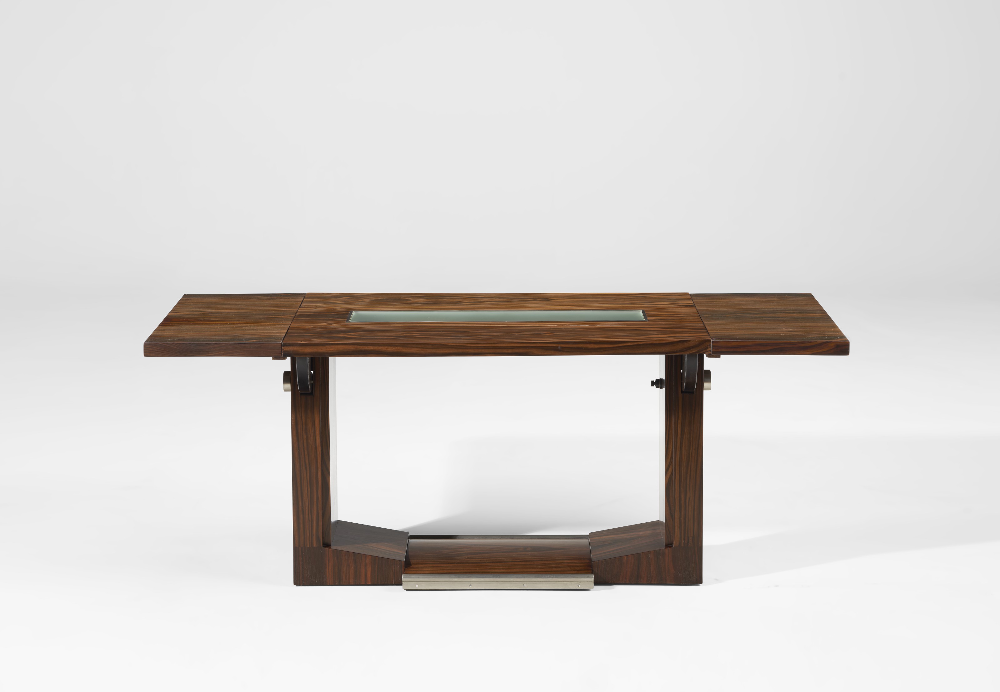 PAUL DUPRÉ-LAFON (1900-1971), Illuminated Drop-Leaf Console Table