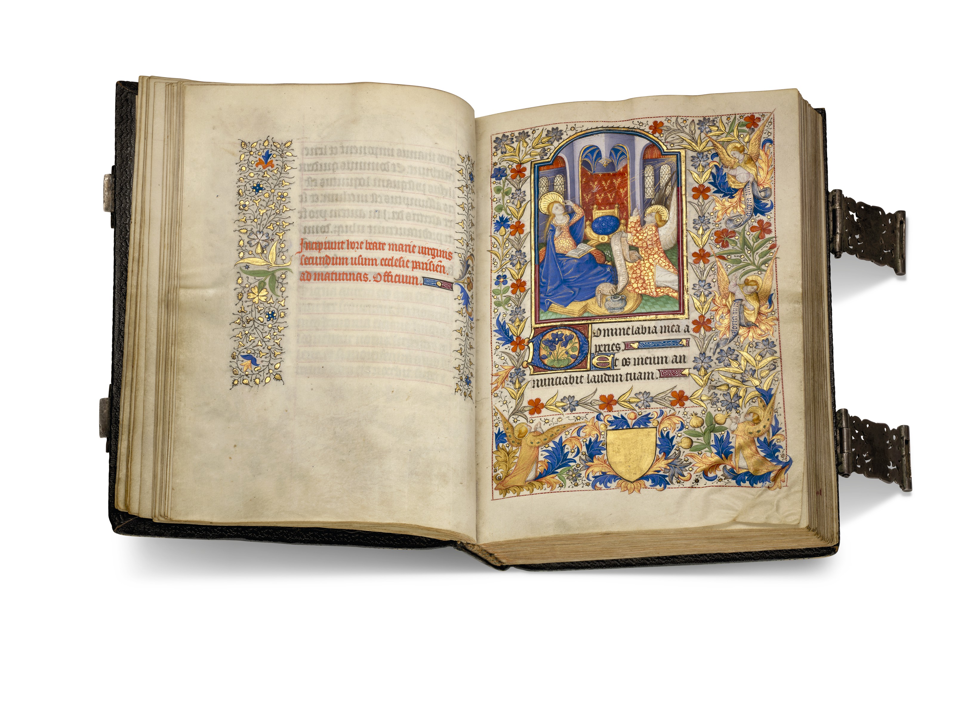 Master of the Paris Bartholomeus Anglicus (active 1430-1450), Book of Hours, use of Paris, in Latin and French, illuminated manuscript on vellum [Anjou or Le Mans, c. 1440s]. Sold for $3,630,000 on 23 April 2021 at Christie&rsquo;s in New York