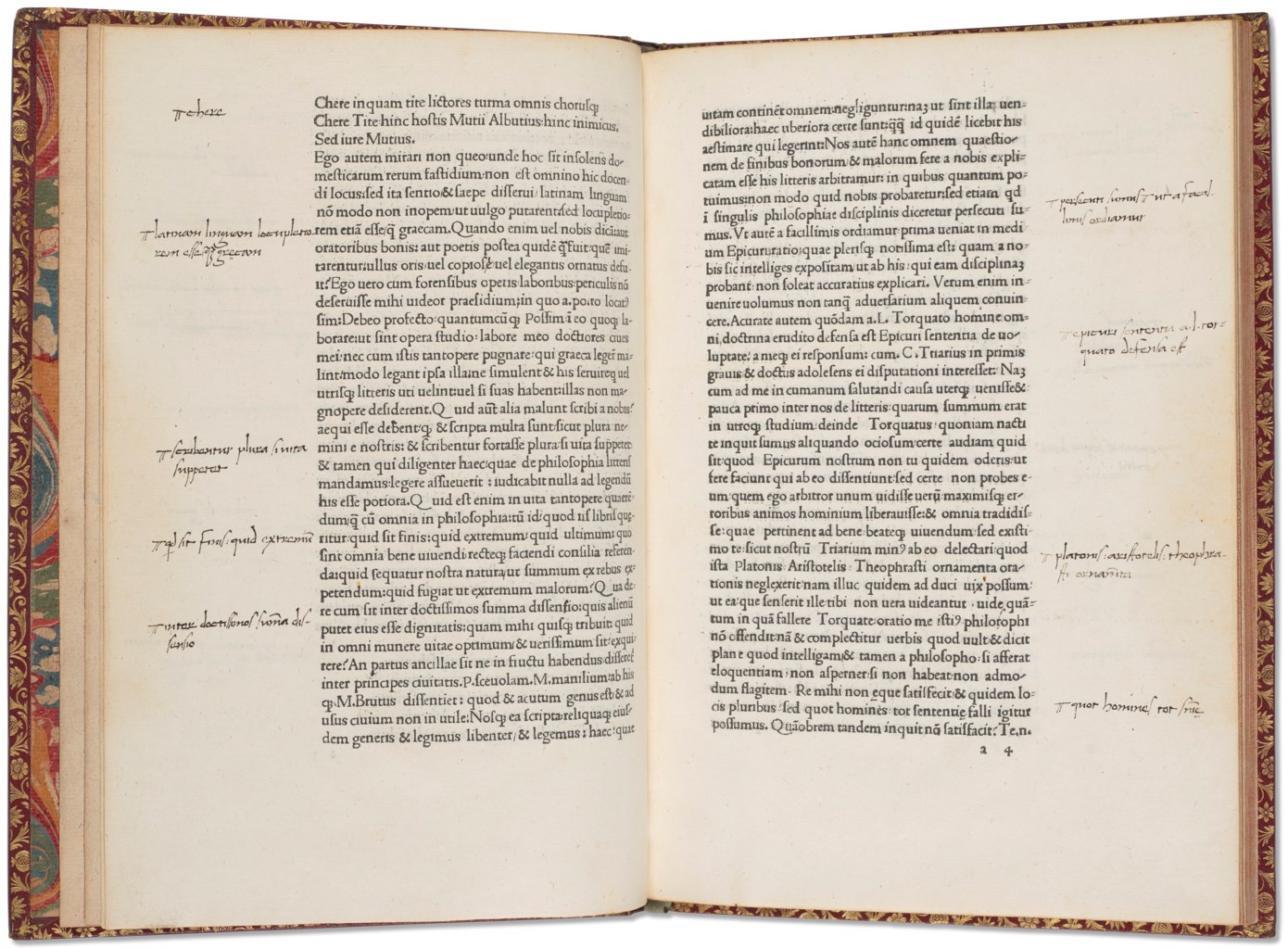 De Finibus Bonorum Et Malorum übersetzung Buch 3 Cicero's De finibus bonorum et malorum, Filippo di Pietro, 1480