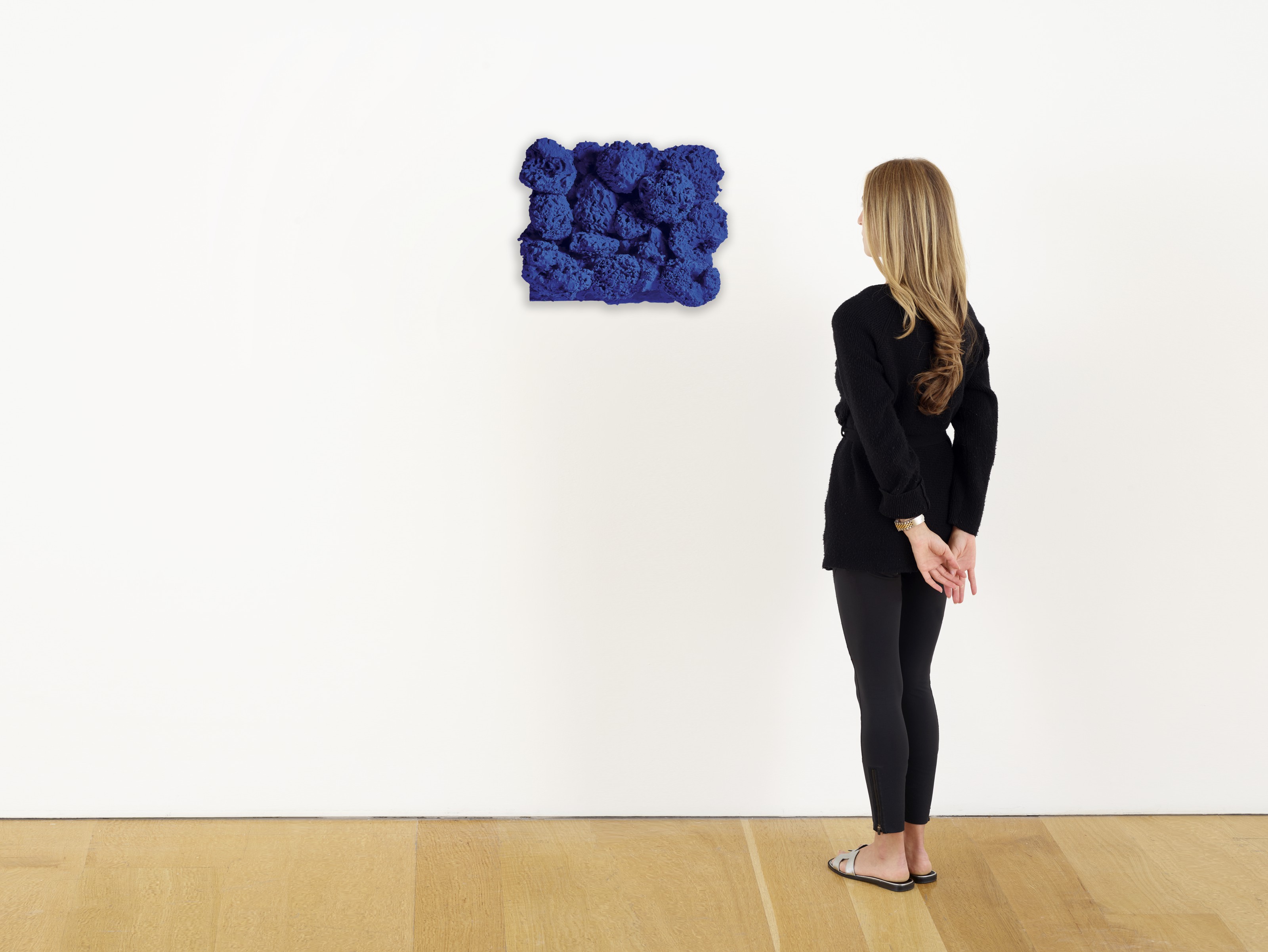 Yves Klein (1928-1962), Relief Éponge bleu sans titre (RE 37