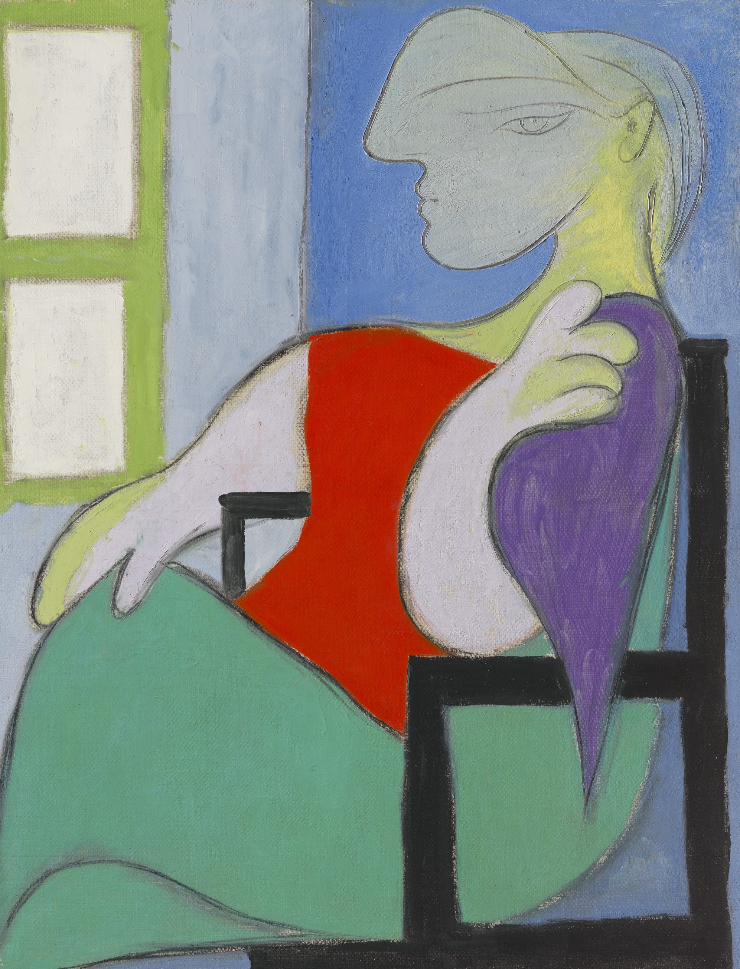 Pablo Picasso (1881-1973), Femme assise près d'une fenêtre