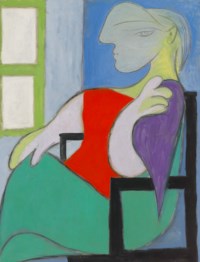 Femme assise près d'une fenêtre (Marie-Thérèse)
