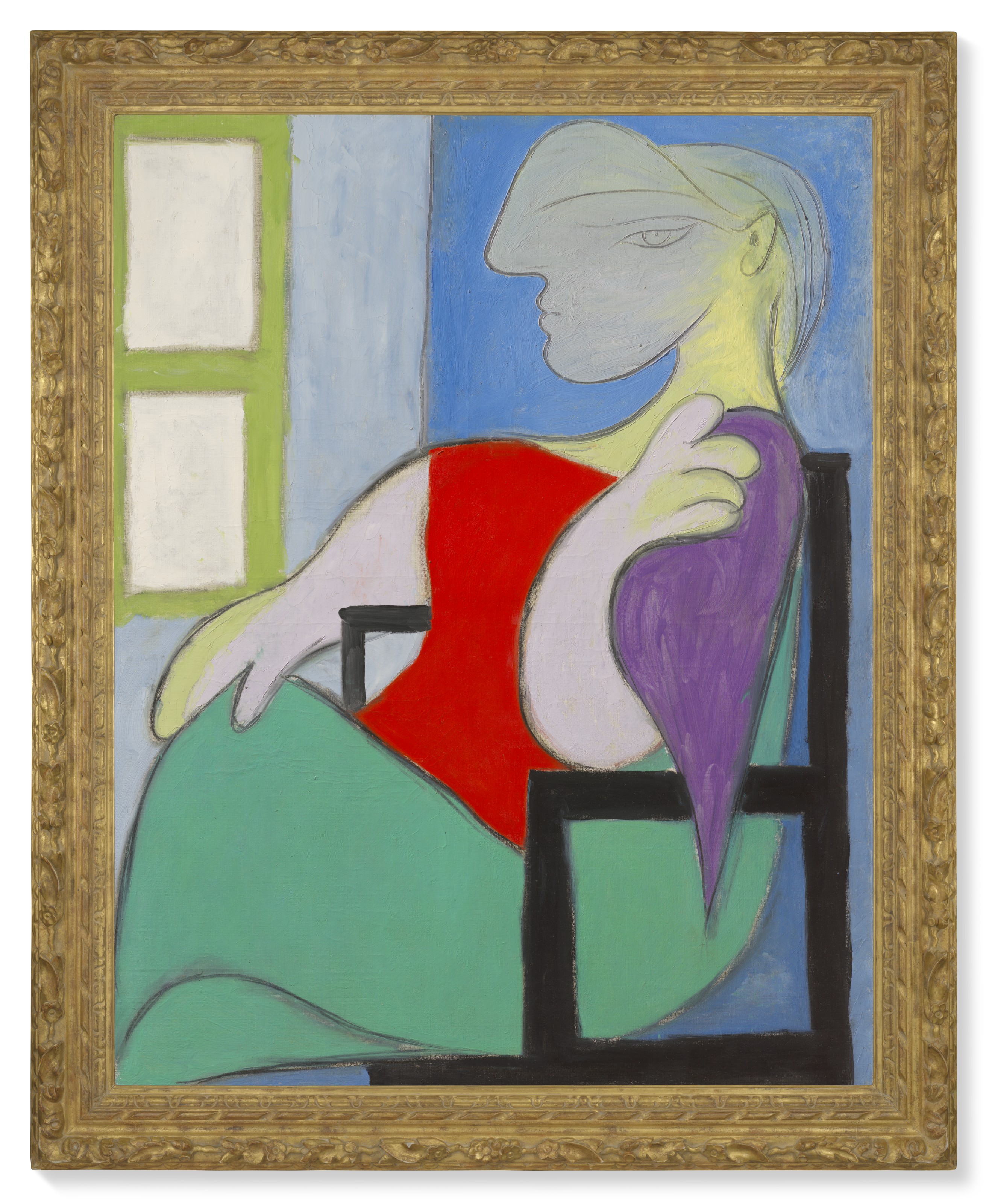 在庫一掃セール売れ筋ランキング Pablo Picasso (1881-1973), Femme assise près d'une fenêtre 絵画