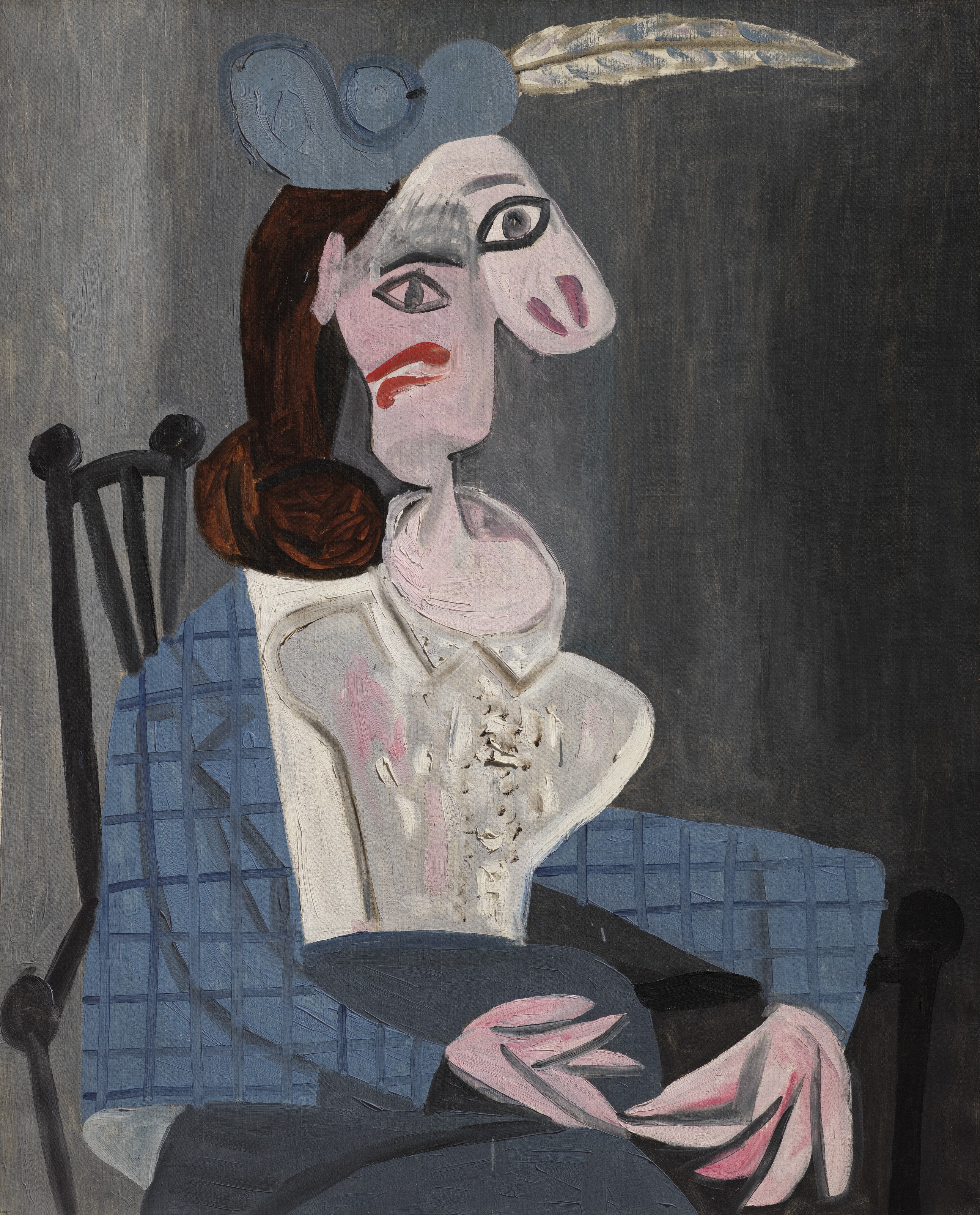 Pablo Picasso、FEMME DANS UN FAUTEUIL、画集画 Pablo Picasso | Femme dans un fauteuil (Woman in an armchair