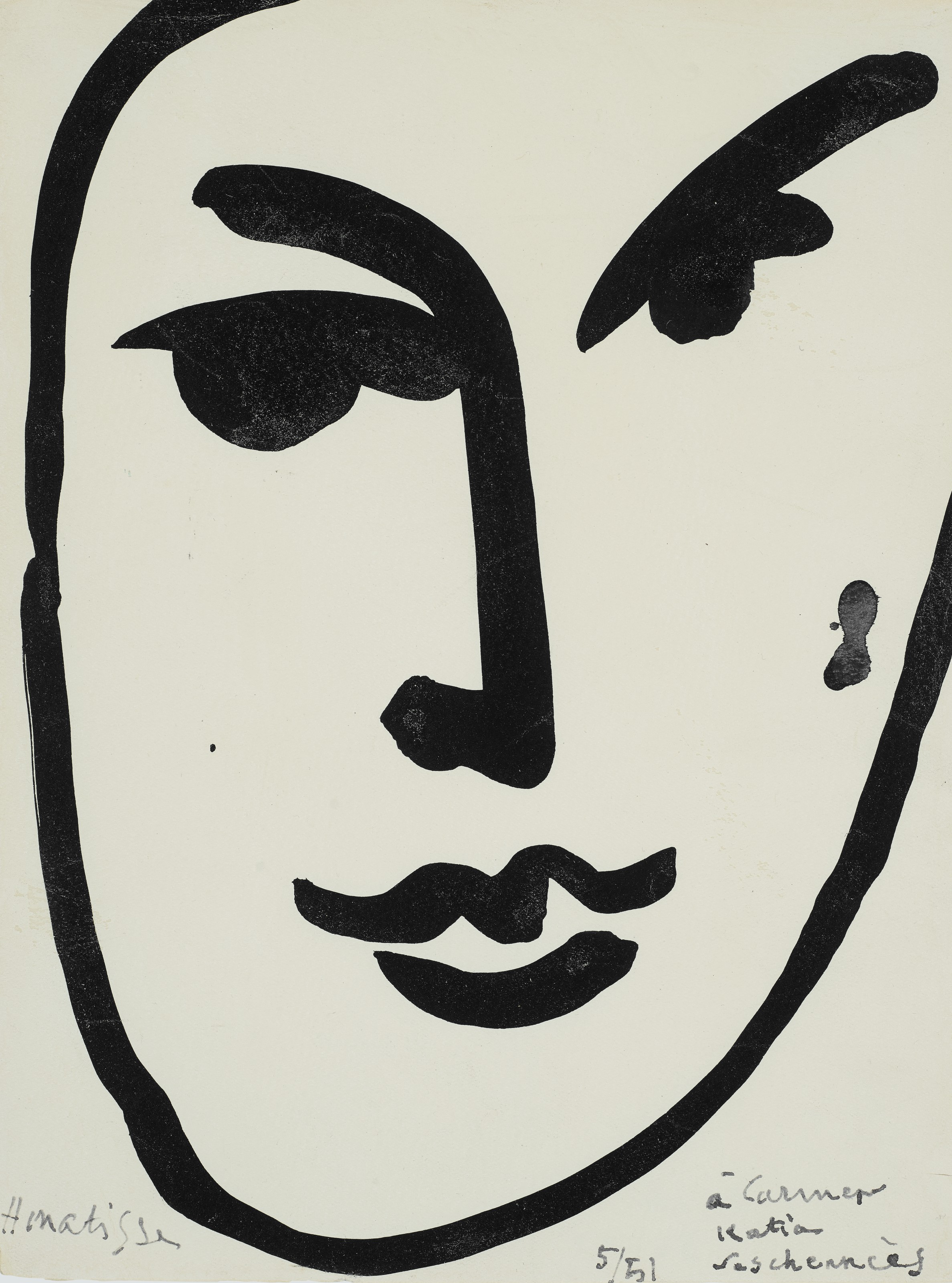 Visage de femme (Katia)