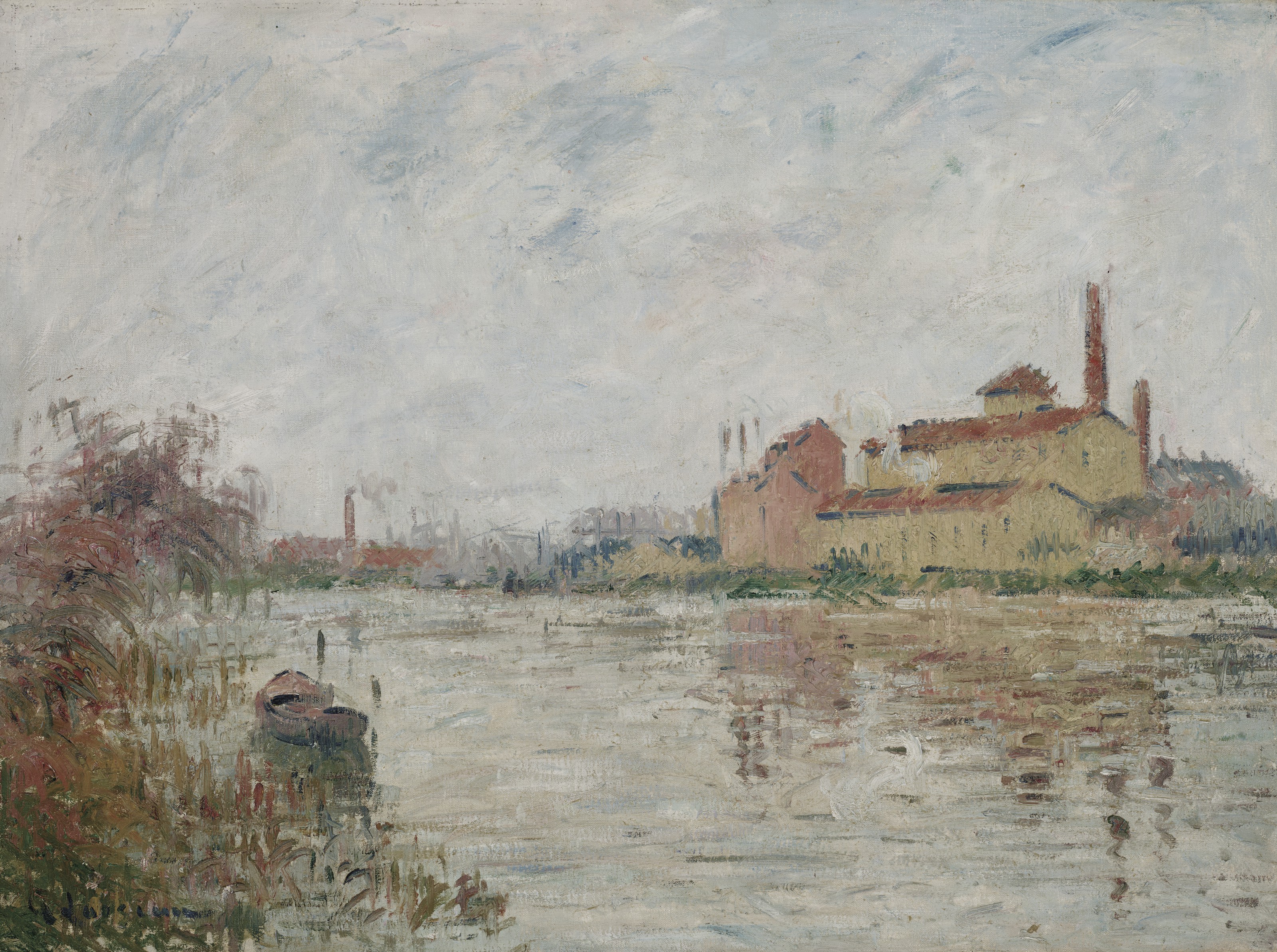 Gustave Loiseau、Bord de riviere Gustave Loiseau | Bord de rivière (Circa 1901) | MutualArt