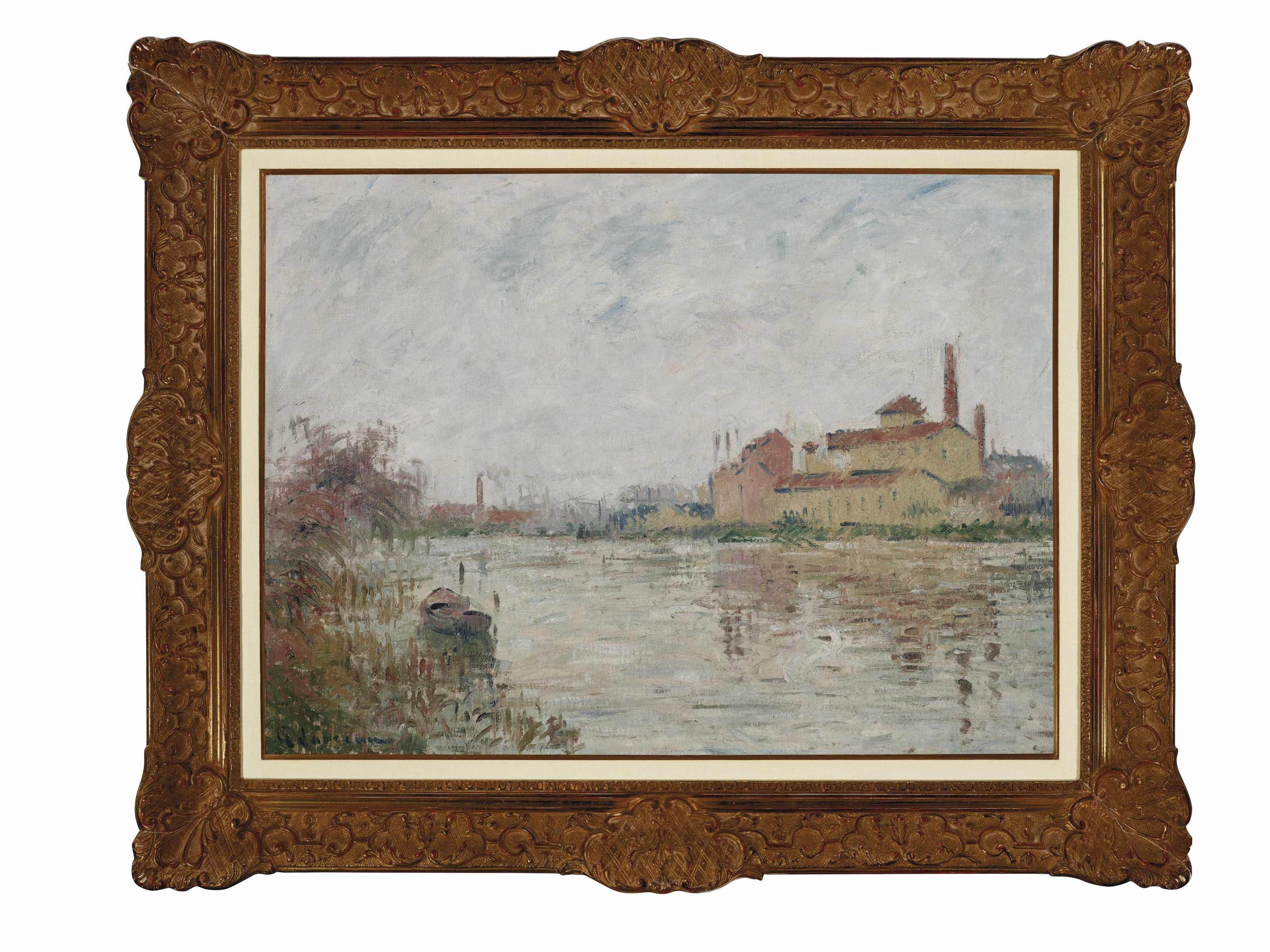 Gustave Loiseau (1865-1935), L'Usine au bord de la rivière