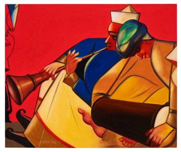 Paresh Maity's enormous canvas, among 900 gifts received by PM up for  e-auction