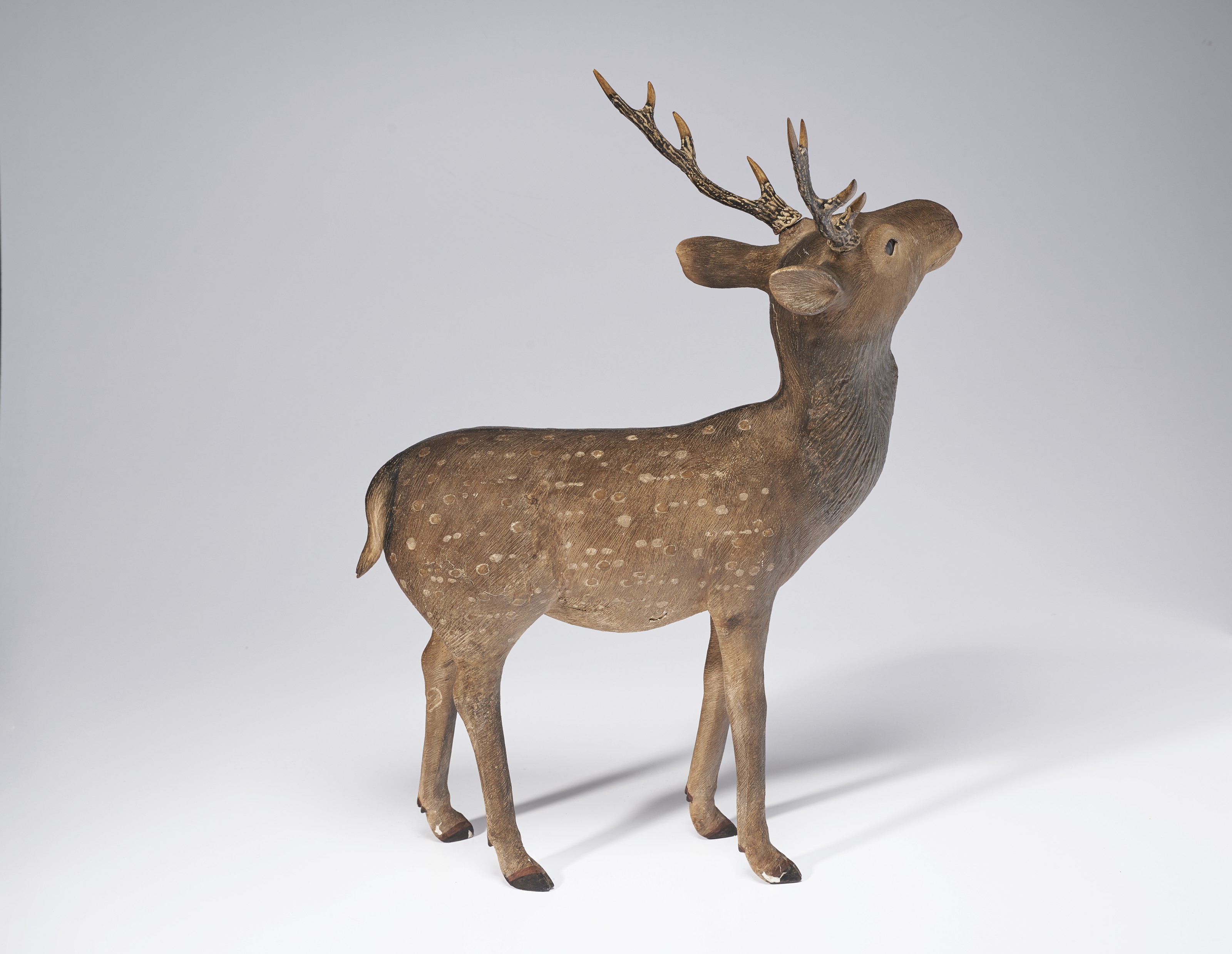 Wood sale carved deer