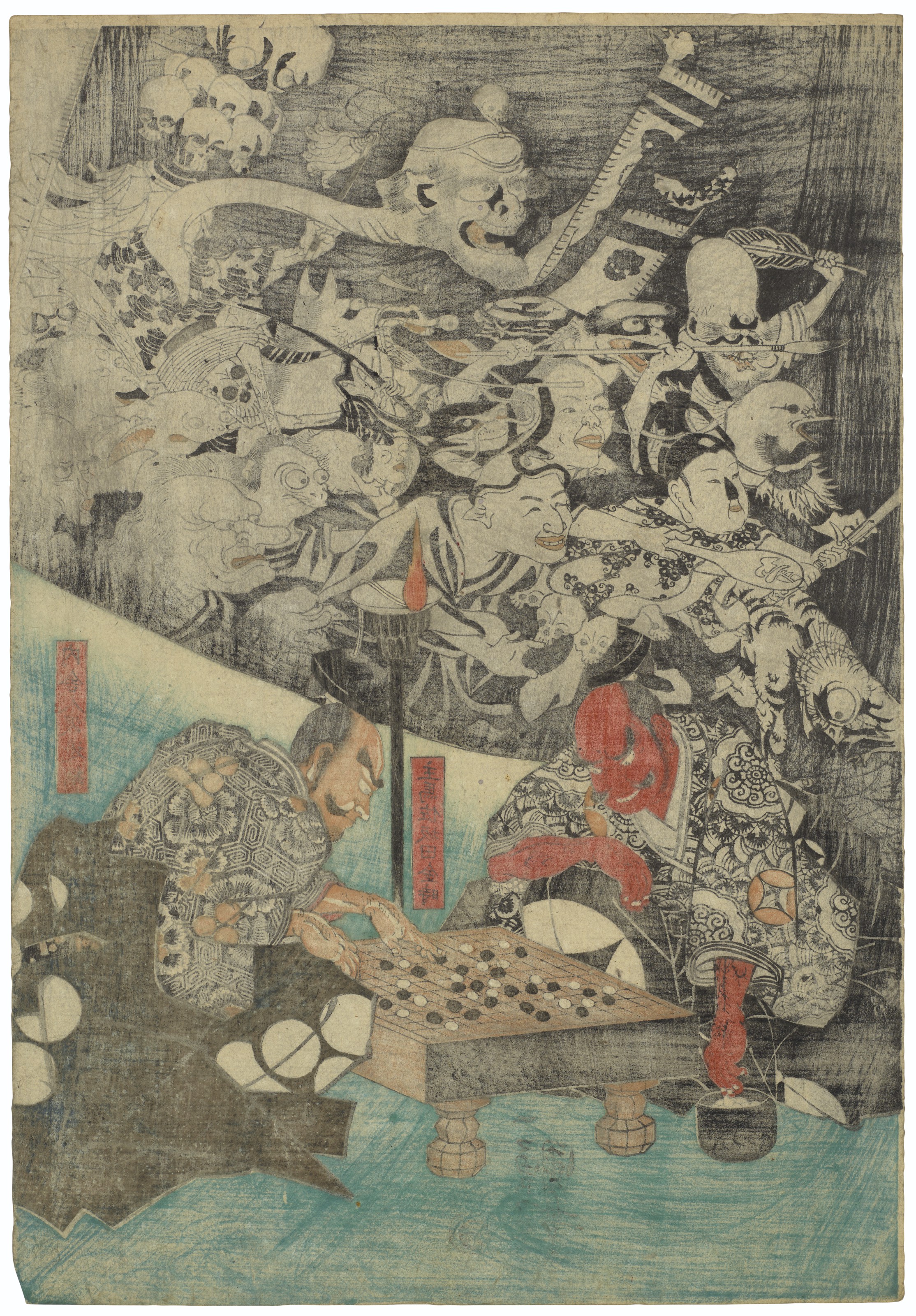 UTAGAWA KUNIYOSHI(1797-1861), Minamoto no Yorimitsu kokan