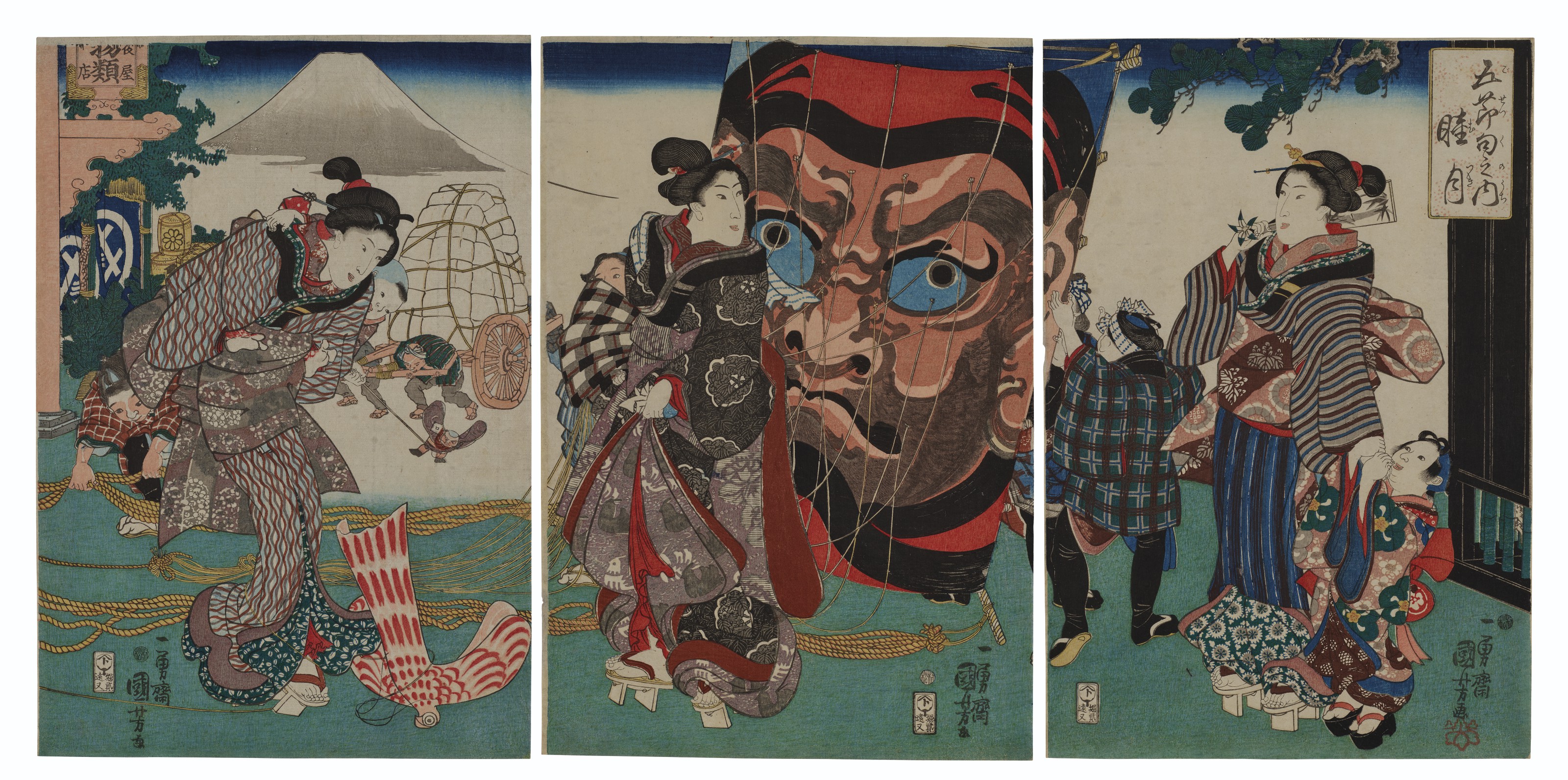 UTAGAWA KUNIYOSHI(1797-1861), Minamoto no Yorimitsu kokan