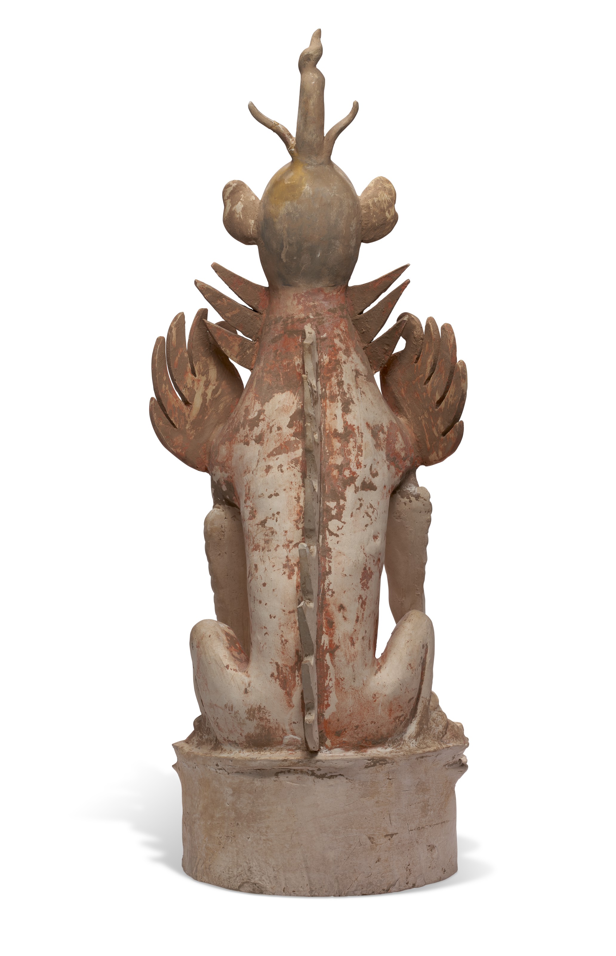 中国唐彩绘陶镇墓兽, CHINA, TANG DYNASTY (AD 618-907) | Christie's