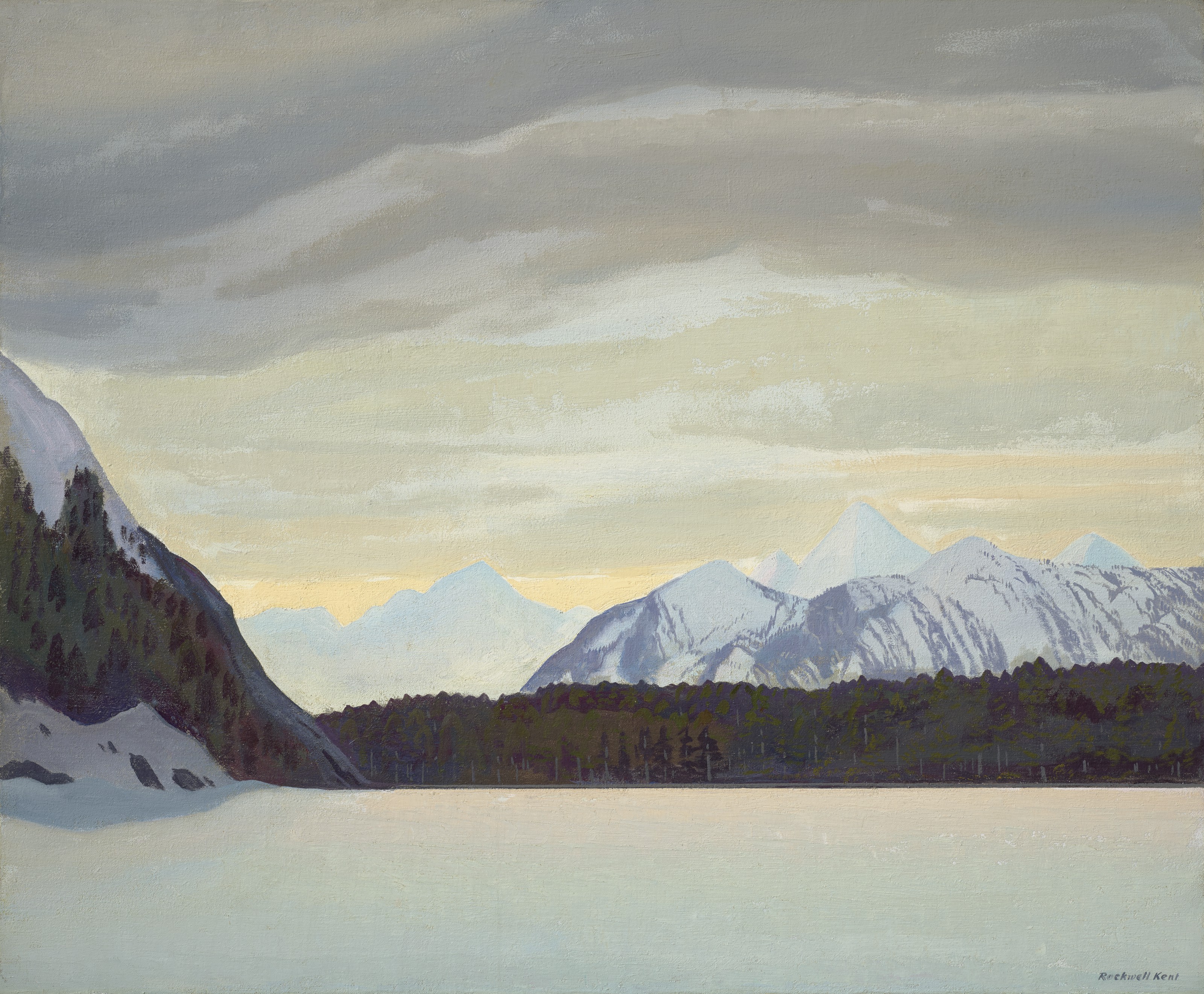 ROCKWELL KENT (1882-1971), Frozen Lake, Alaska | Christie's