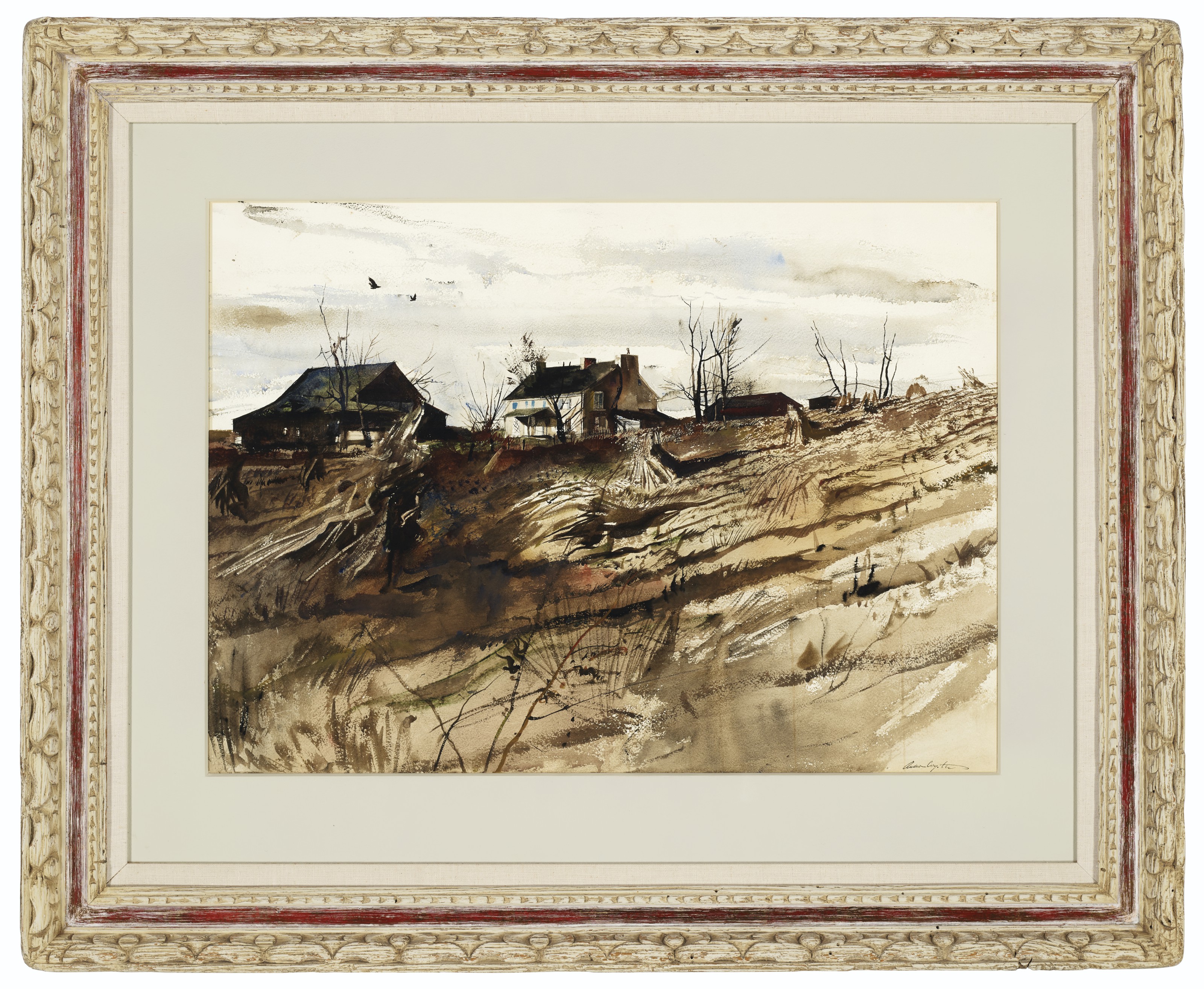 ANDREW WYETH (1917-2009), Chester County Farm | Christie's
