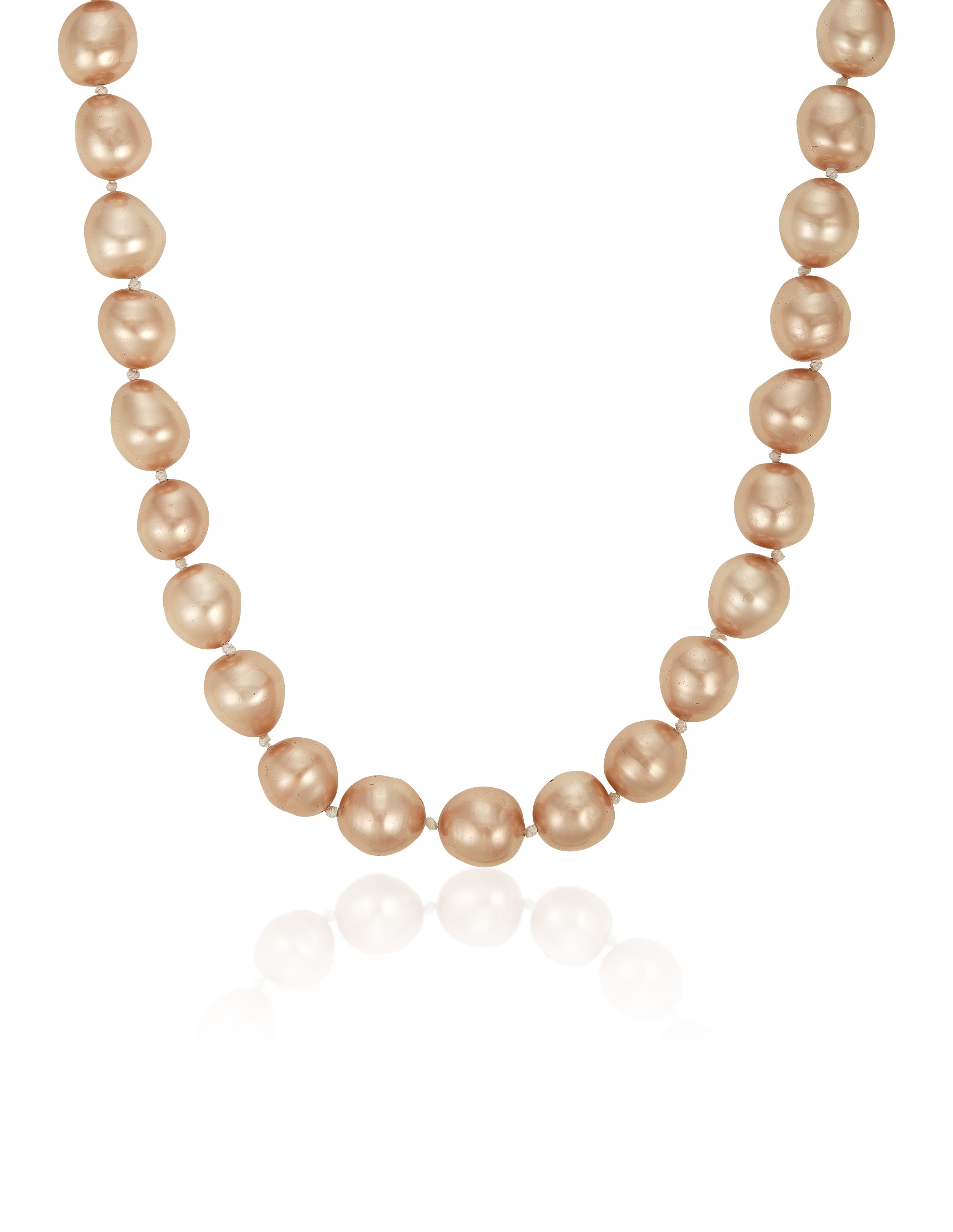CHANEL LONG PINK FAUX PEARL NECKLACE, Christie’s