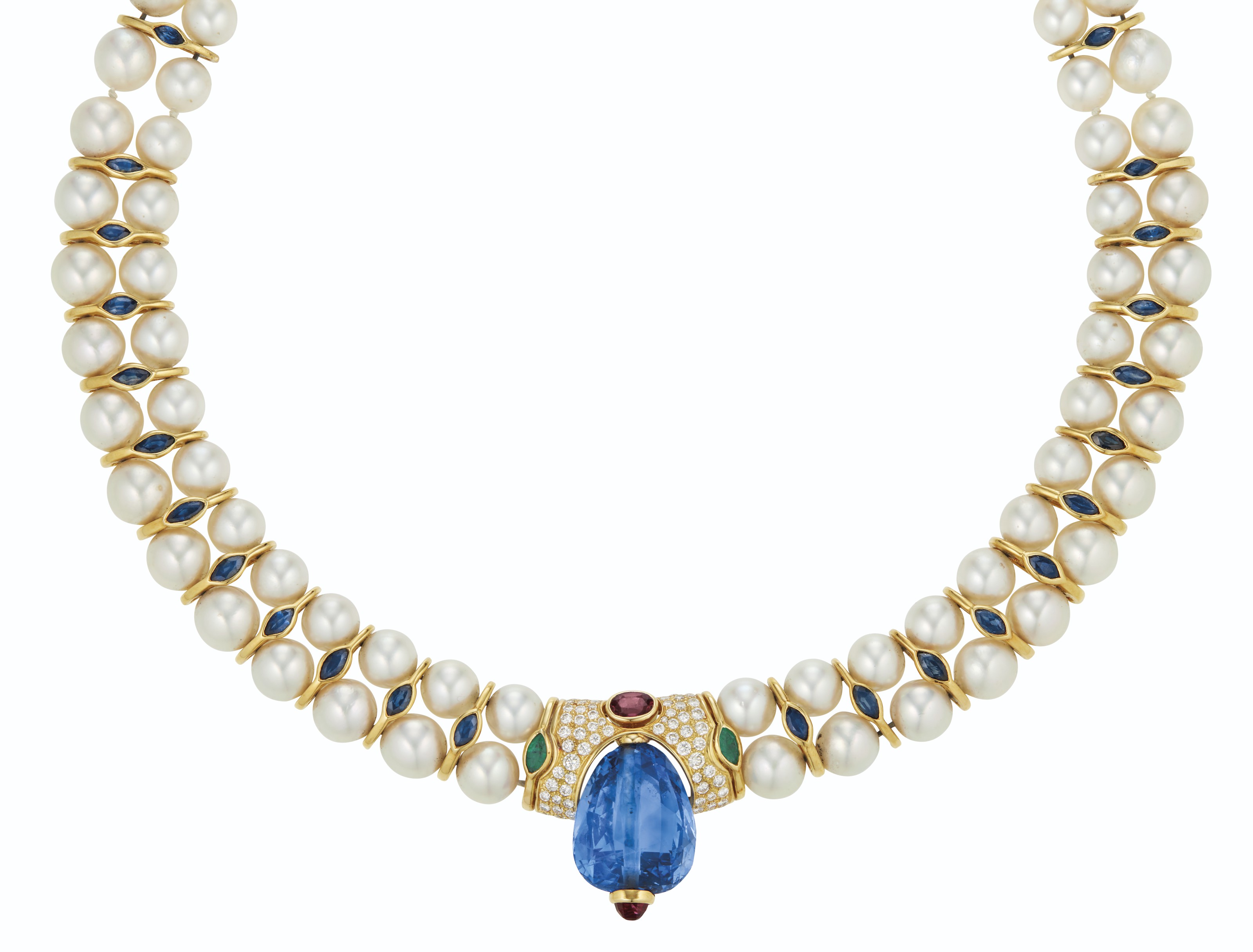 Bulgari pearl necklace on sale