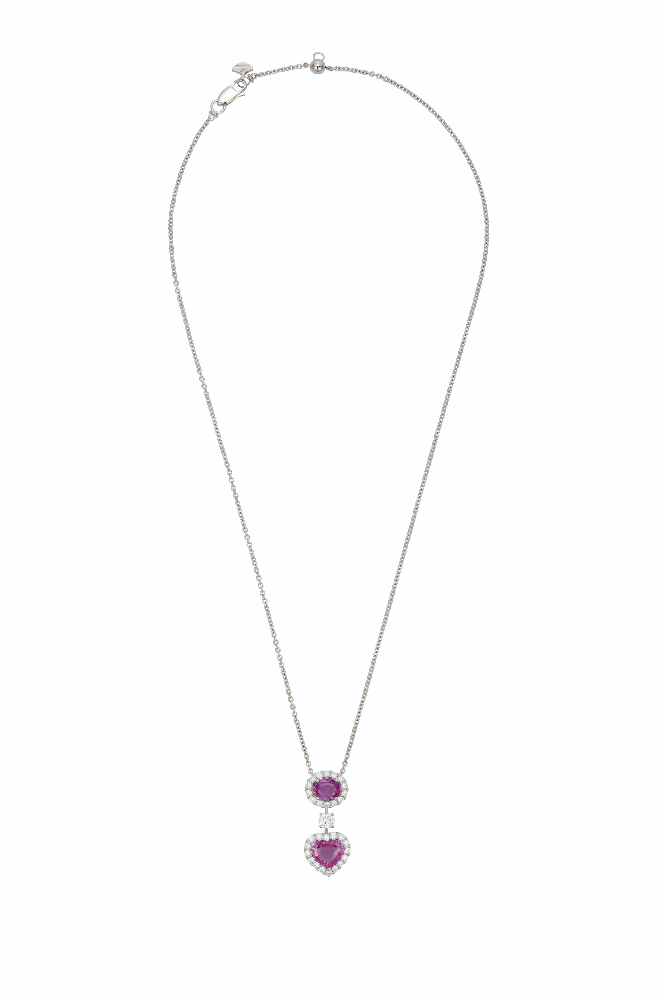 Graff pink diamond necklace clearance