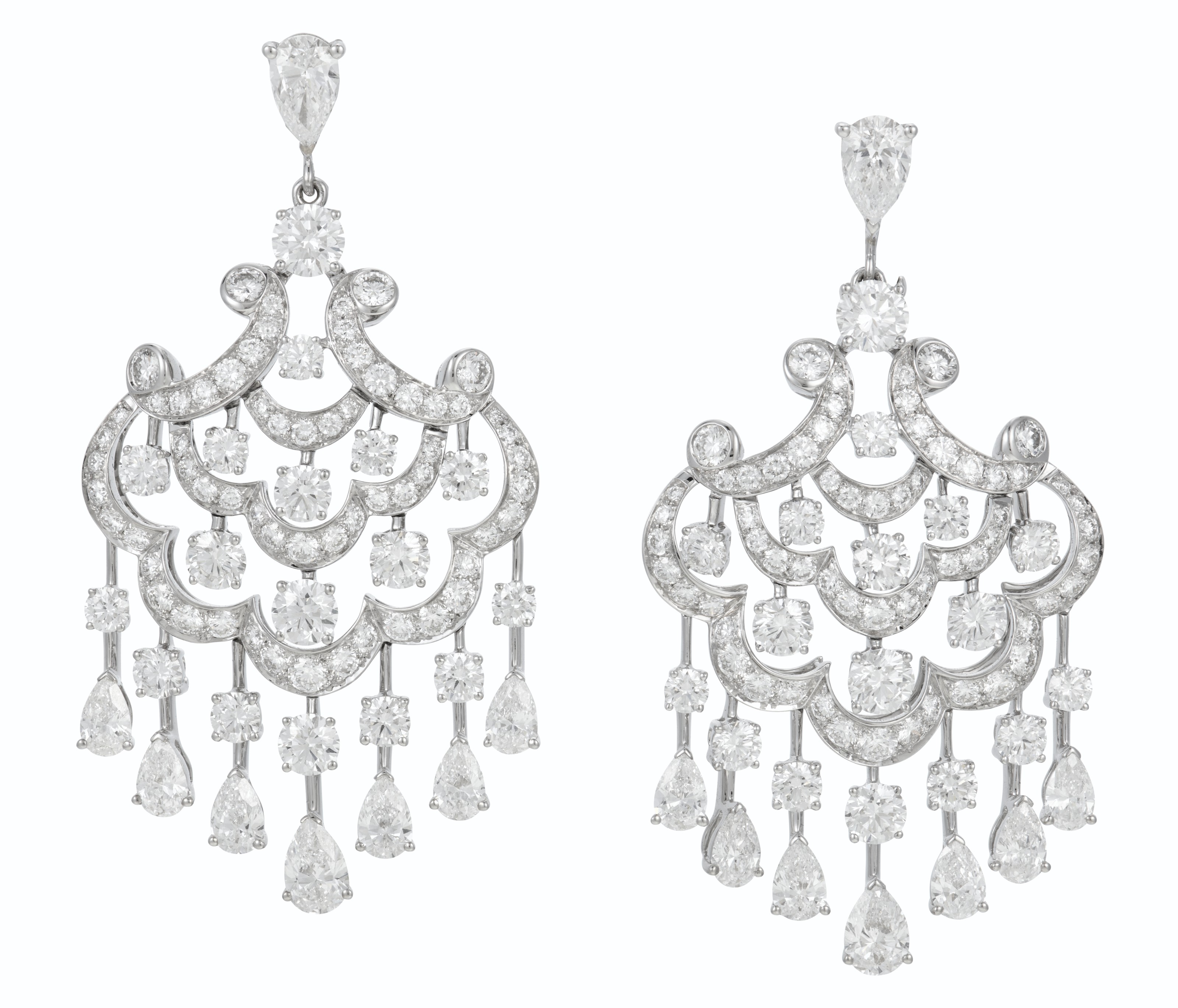 GRAFF DIAMOND CHANDELIER EARRINGS GRAFF DIAMOND CHANDELIER EARRINGS