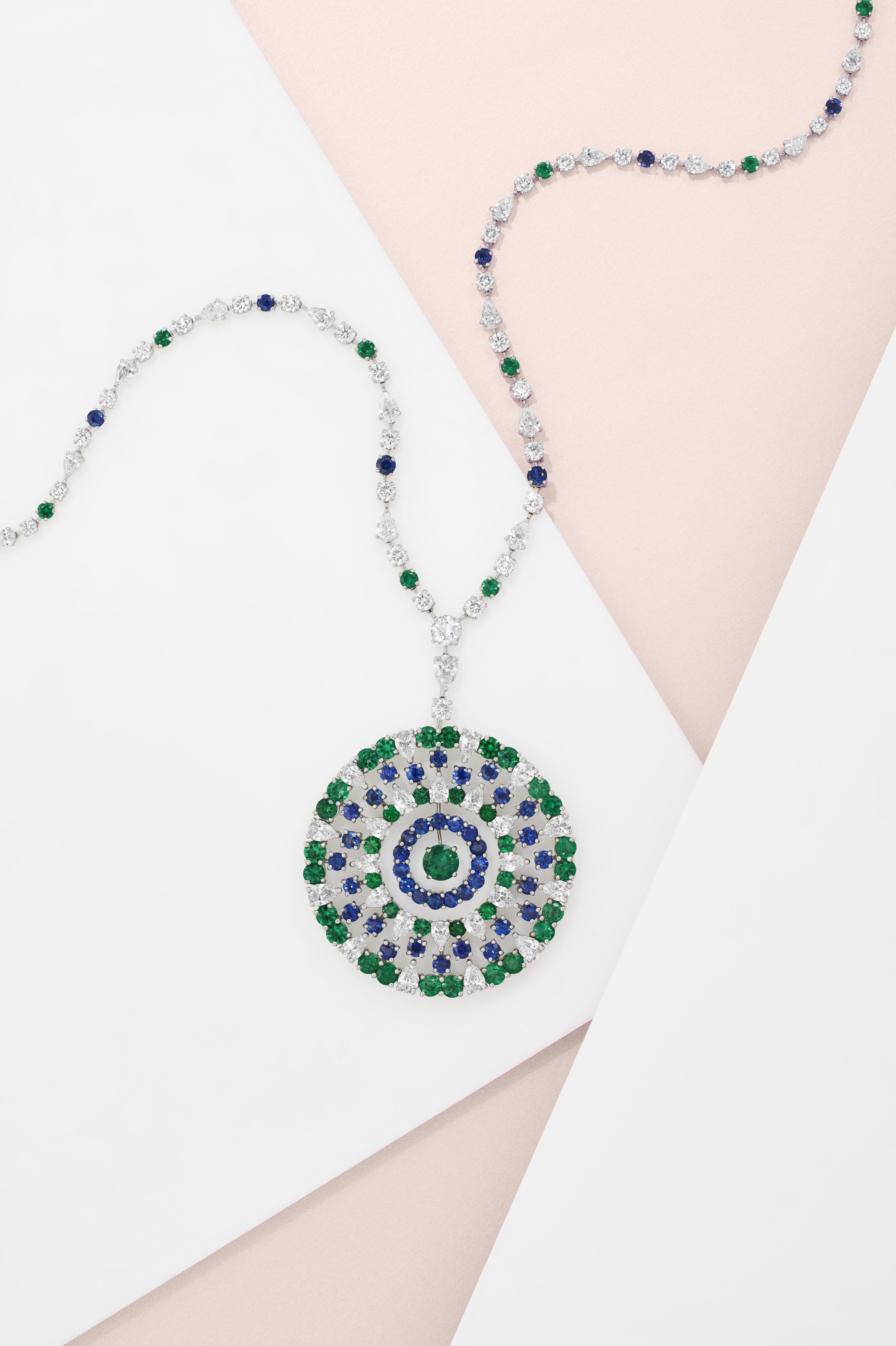 Diamond store medallion pendant