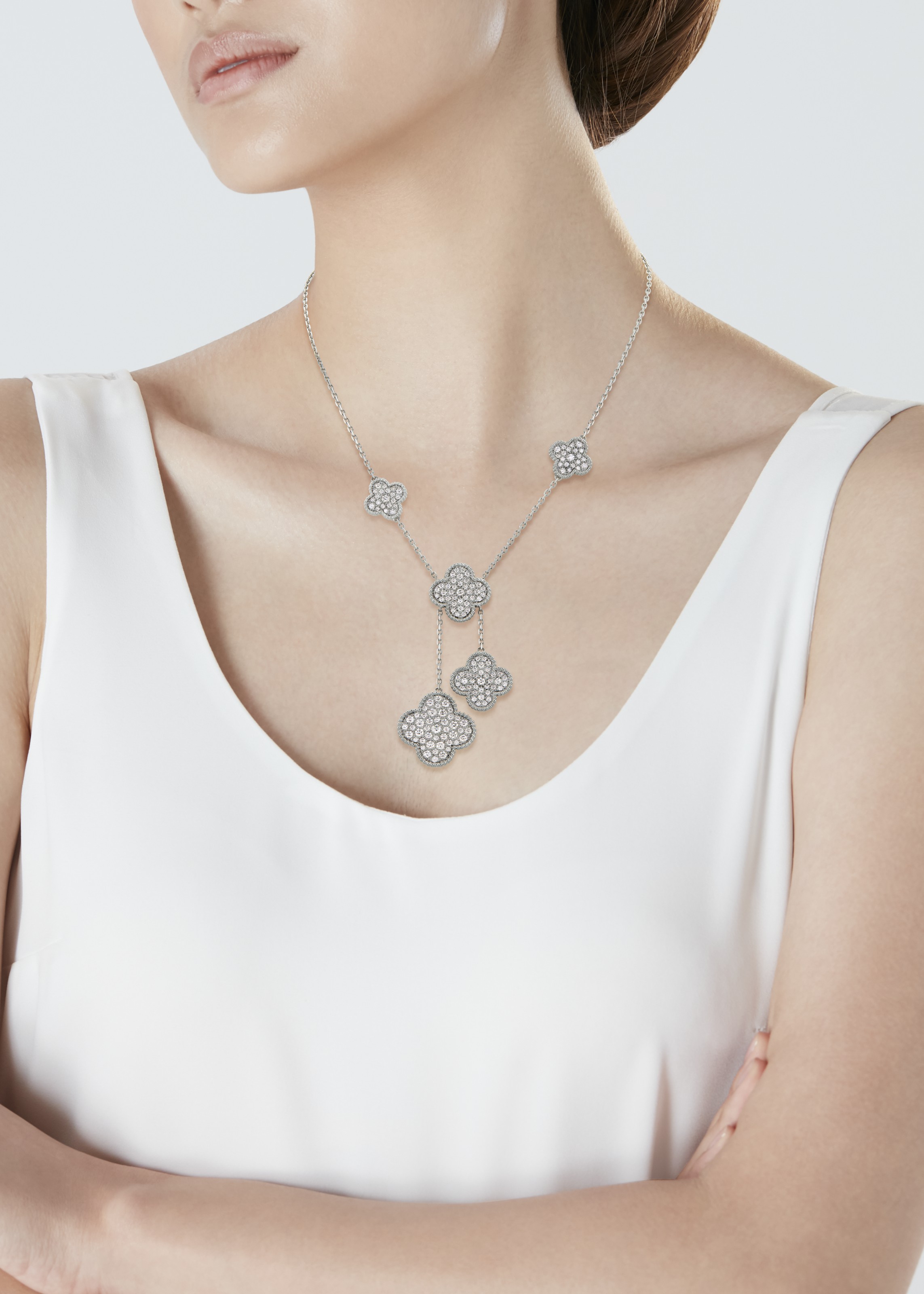 VAN CLEEF ARPELS DIAMOND MAGIC ALHAMBRA NECKLACE Christie s