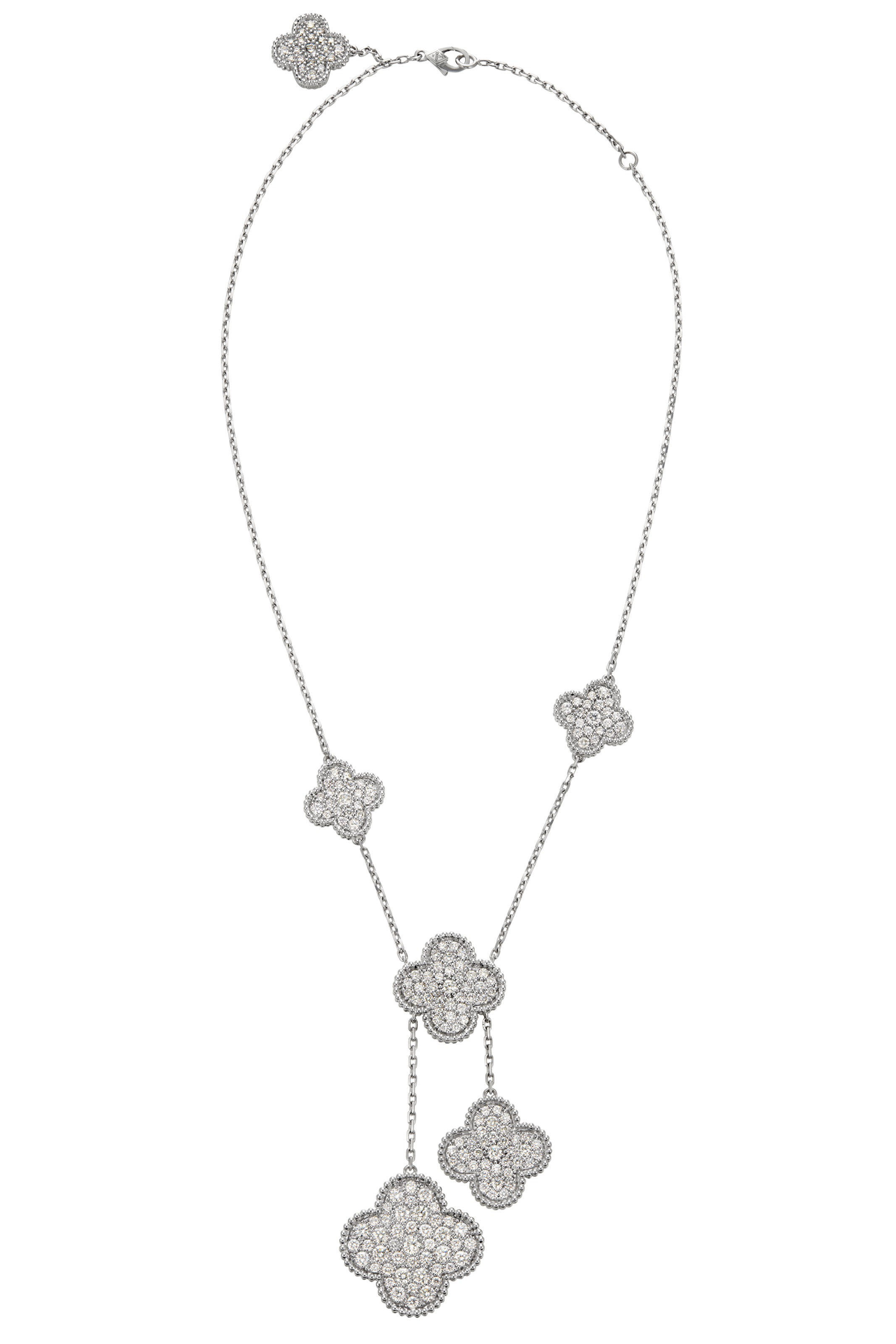 Alhambra outlet diamond necklace