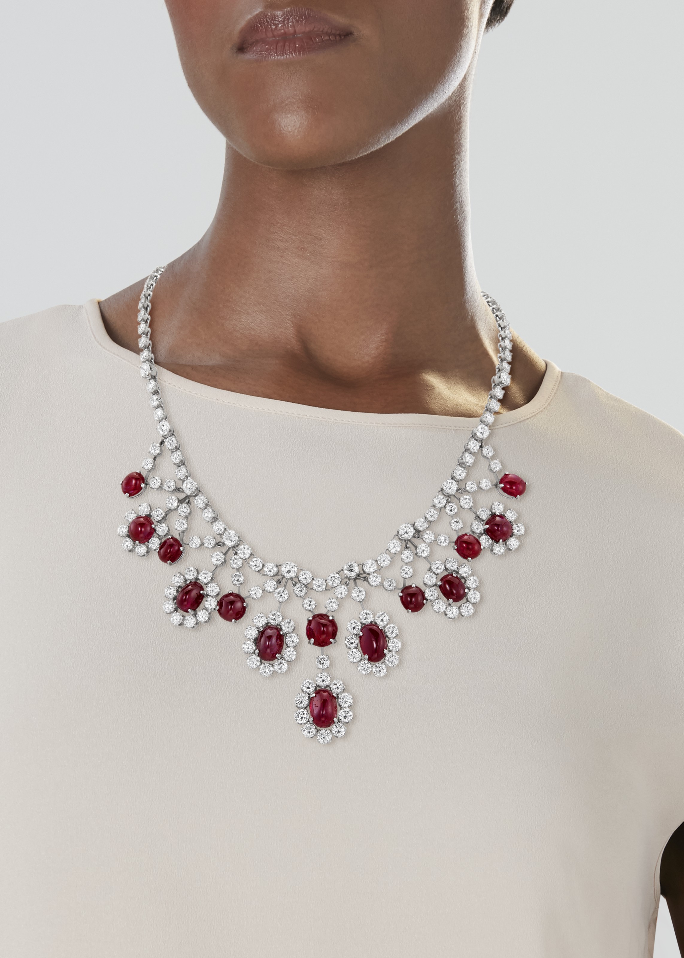 Van cleef ruby discount necklace