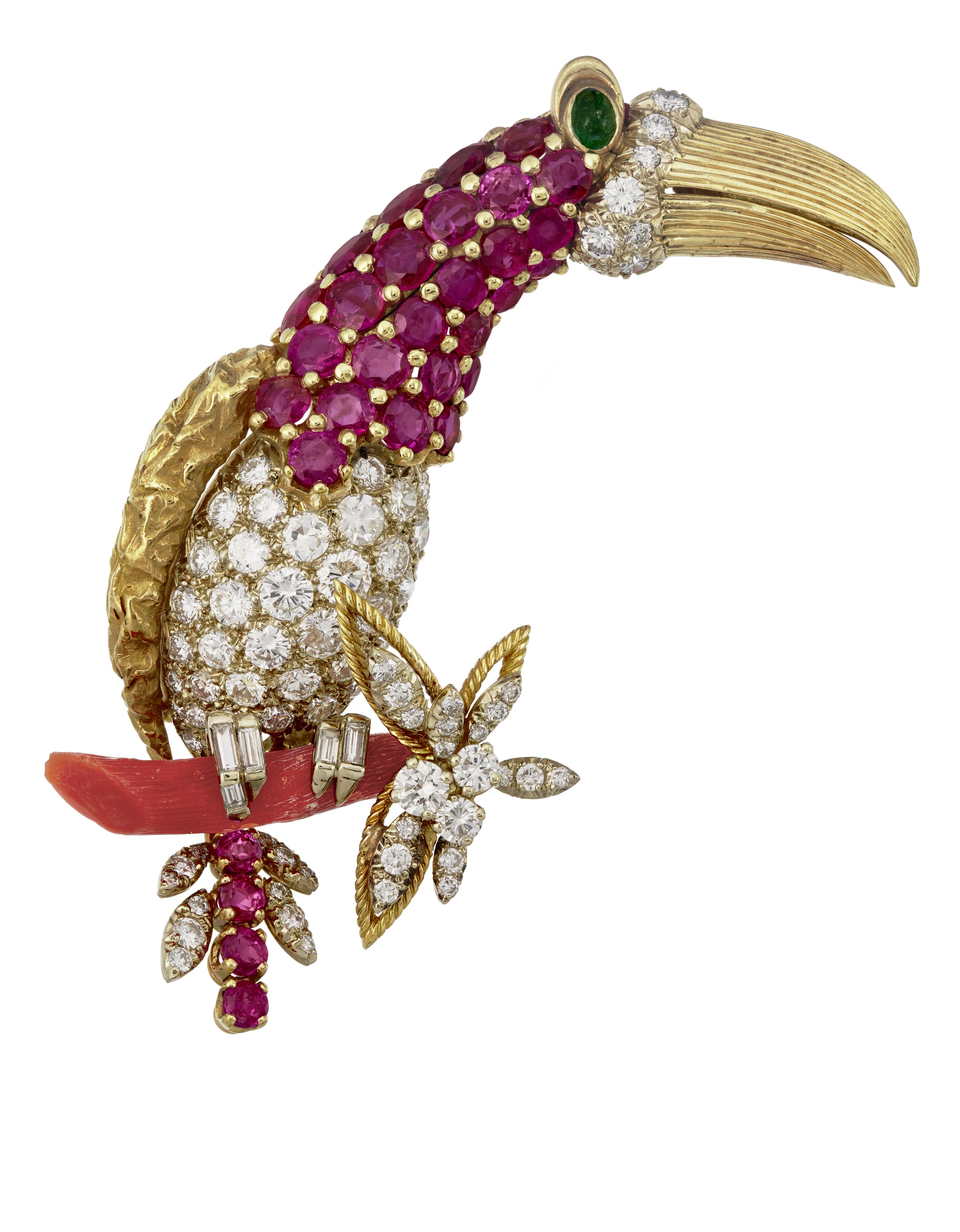 Van Cleef & Arpels, Pink Gold, Pink Sapphire and Diamond 'Zip Antique  Udaipur' Necklace-Bracelet Combination, France, Magnificent Jewels, 2021