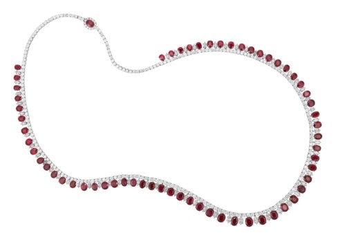 AN IMPORTANT GRAFF RUBY AND DIAMOND NECKLACE | Christie's