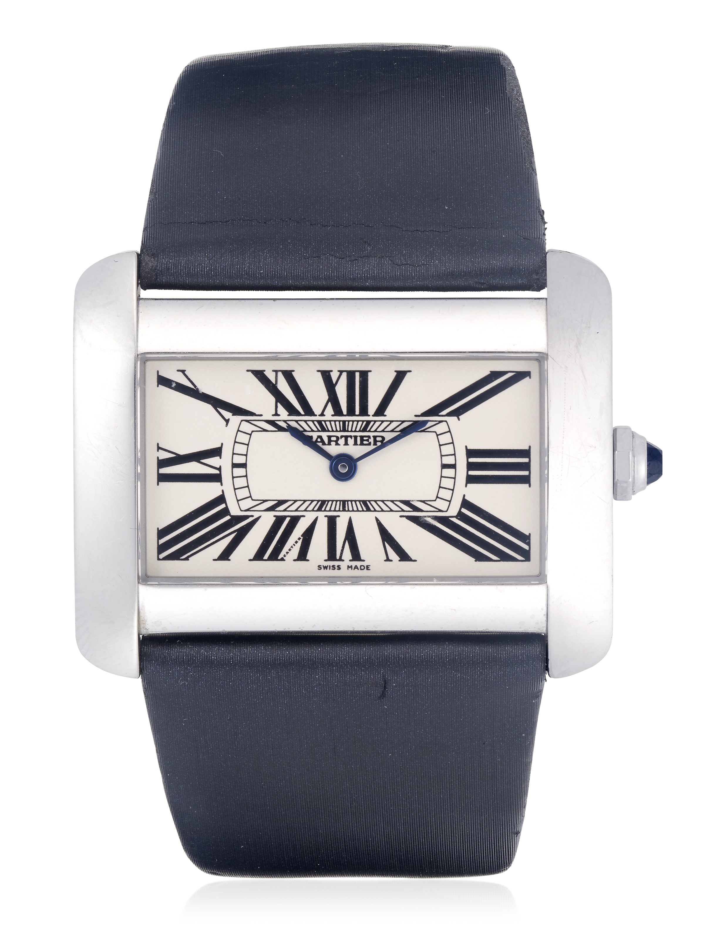 CARTIER 'TANK DIVAN' STAINLESS STEEL WATCH, Christie’s