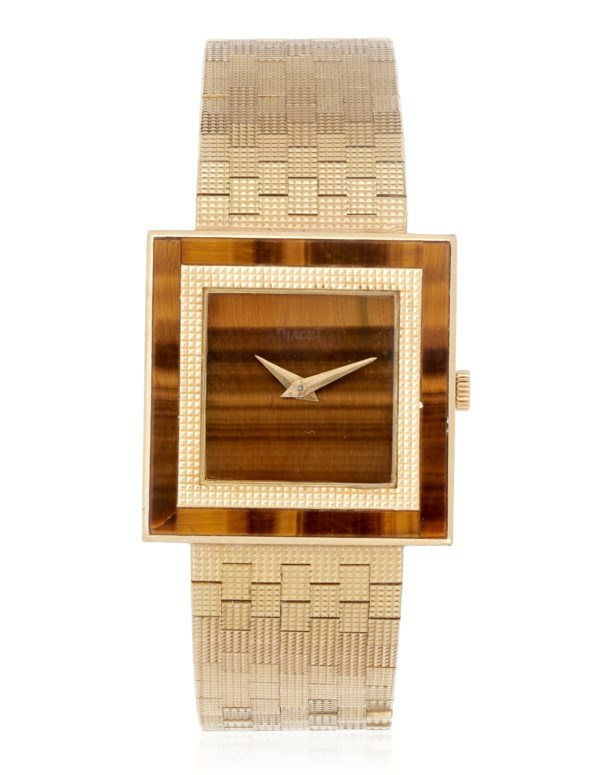 PIAGET TIGER'S EYE AND GOLD WATCH, Christie's