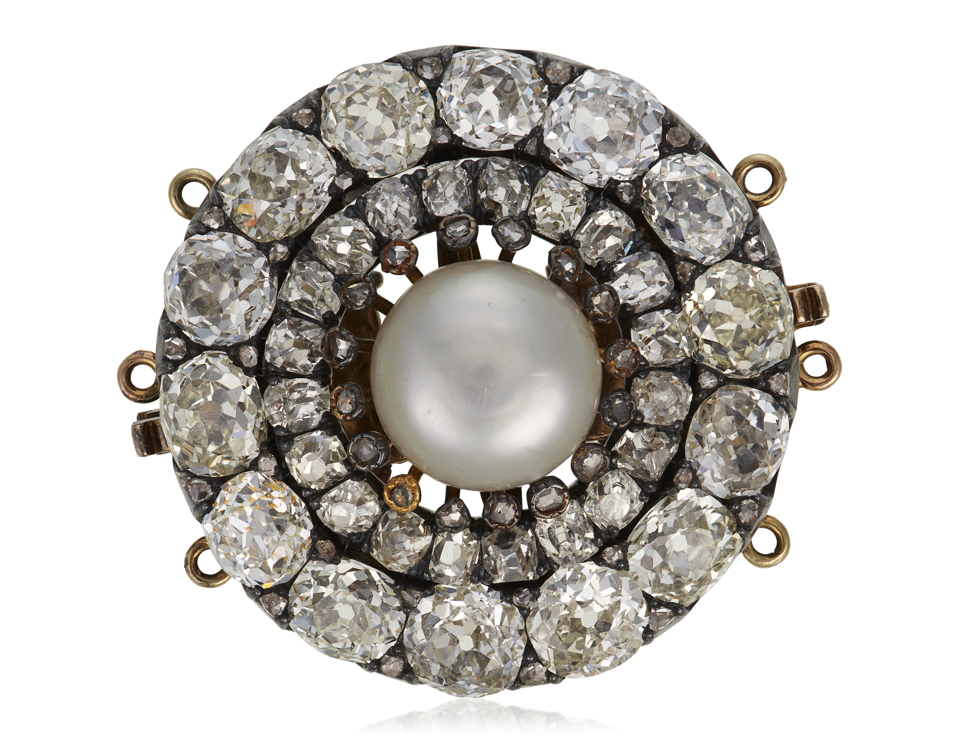 NATURAL PEARL AND DIAMOND CLASP, Christie’s