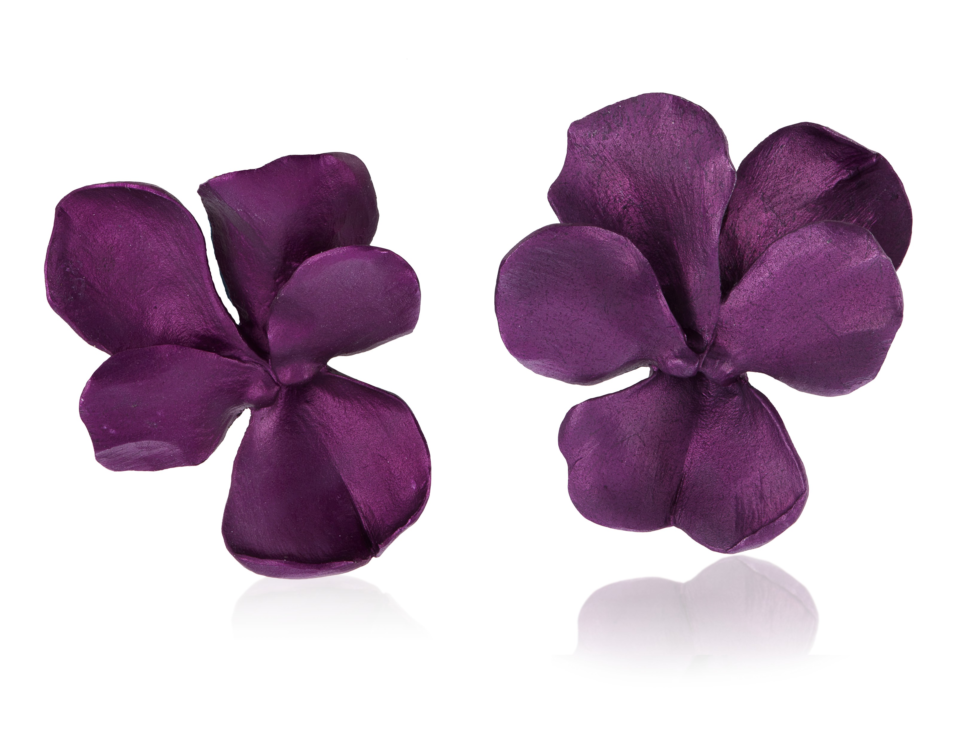 JAR ALUMINUM 'PANSY' EARRINGS, Christie’s